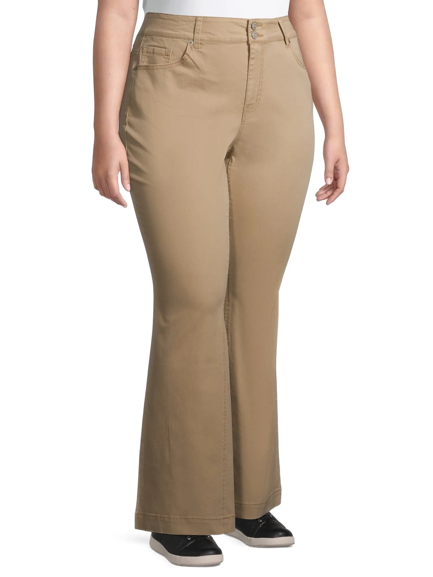 No Boundaries Juniors' Plus Size Bootcut Jeans