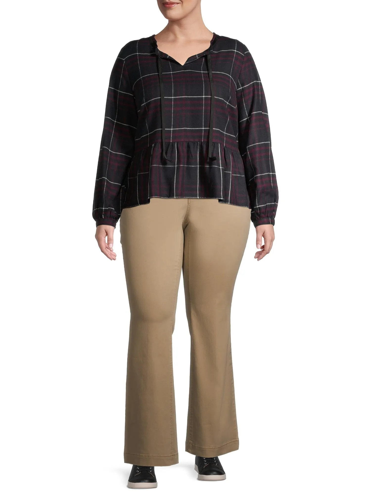 No Boundaries Juniors' Plus Size Bootcut Jeans
