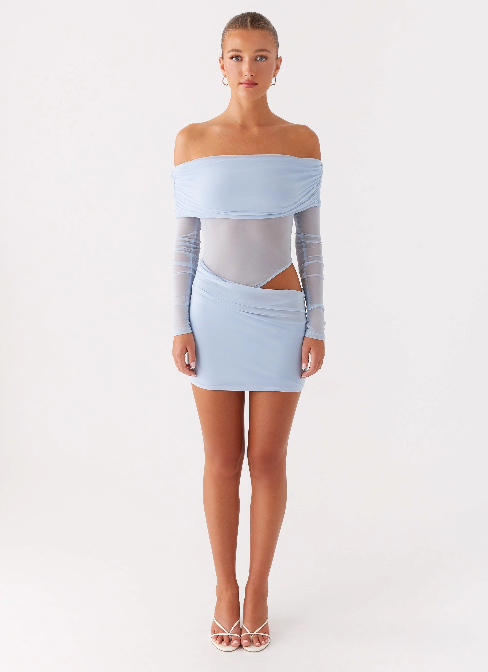 Relaxed Vibe Perfect Style No Doubt Mini Dress - Blue