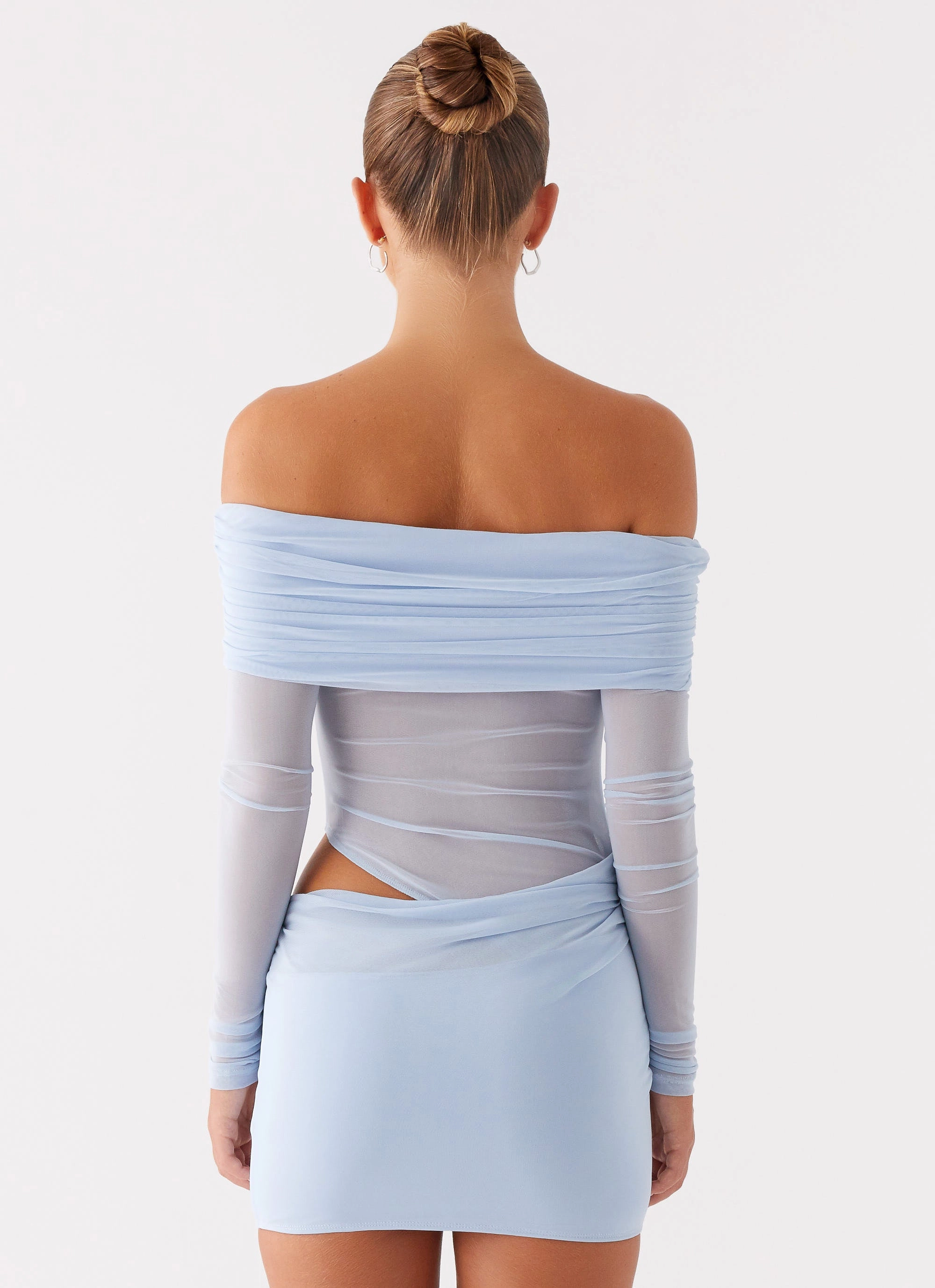 No Doubt Mini Dress - Blue Perfect Comfort Wear