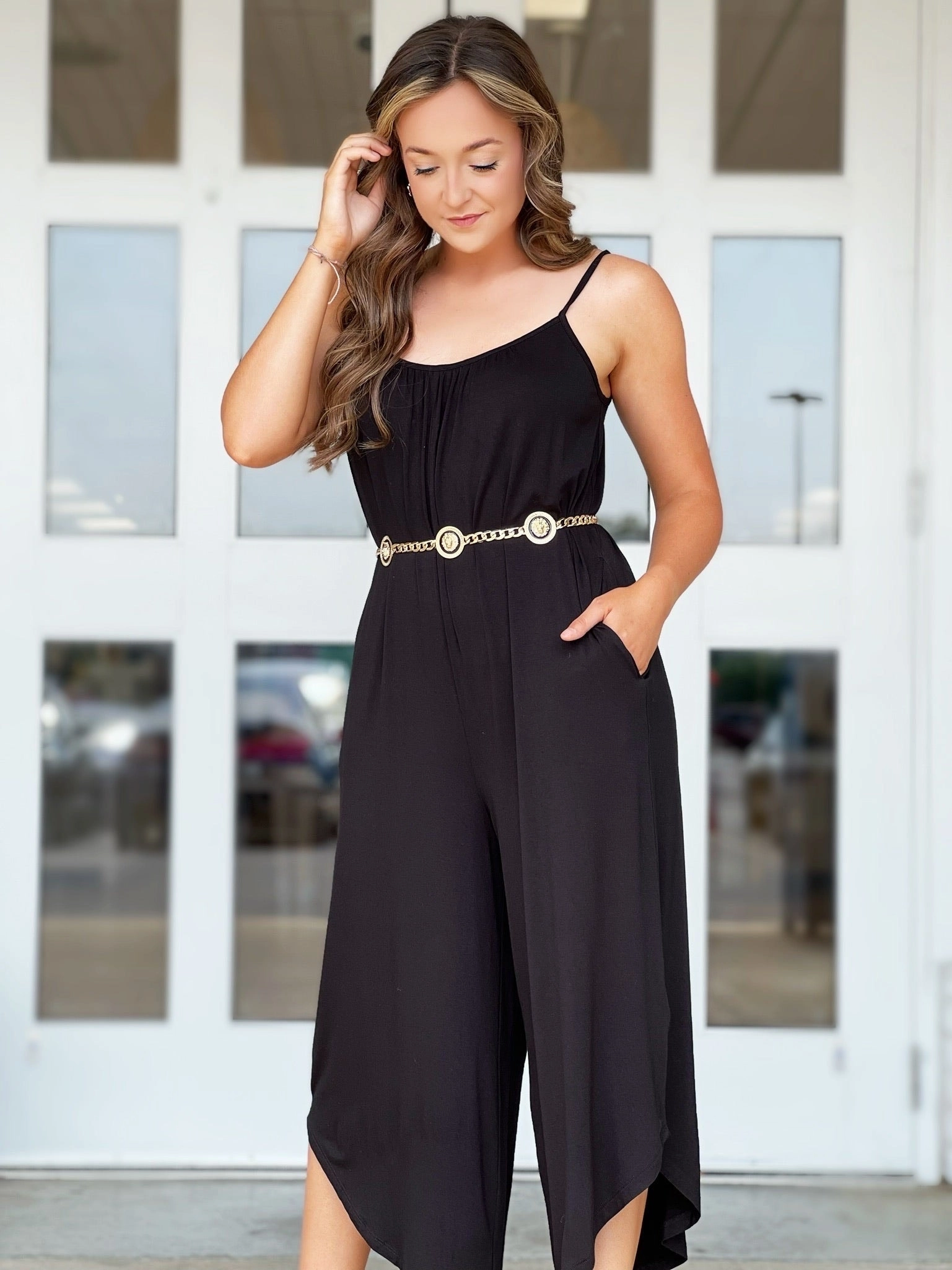 Wicking Inner Lining QuickRelease Closures The Flared Jumpsuit - Black