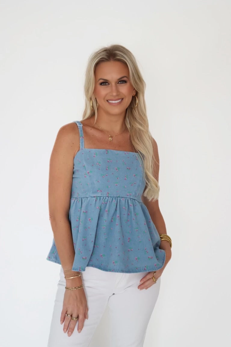 AllDay Comfort Tech Sadie Peplum Top (FINAL SALE)