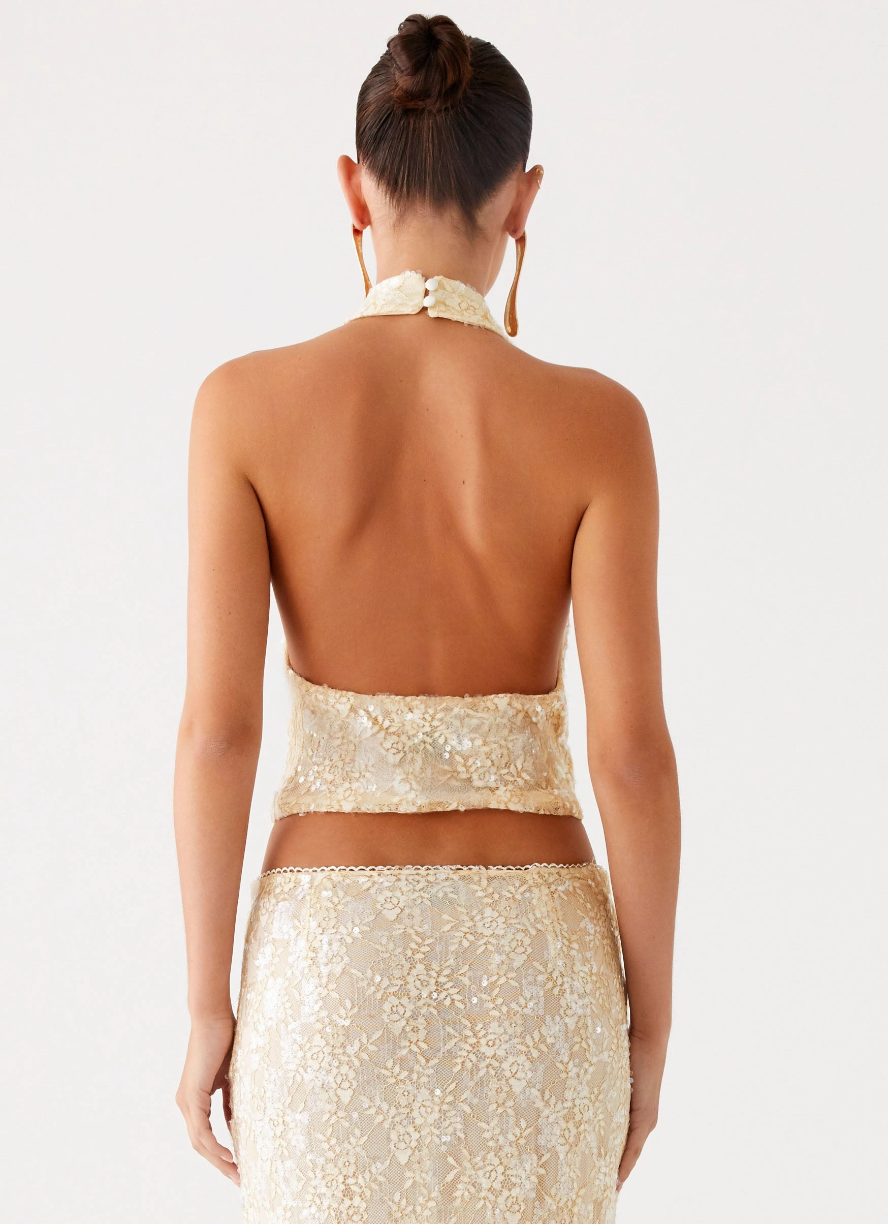 Bling It On Cowl Top - Ivory Functional Pockets Style