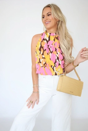 Michelle Top (FINAL SALE) Interlock Knit Abrasion Resistant Fabric