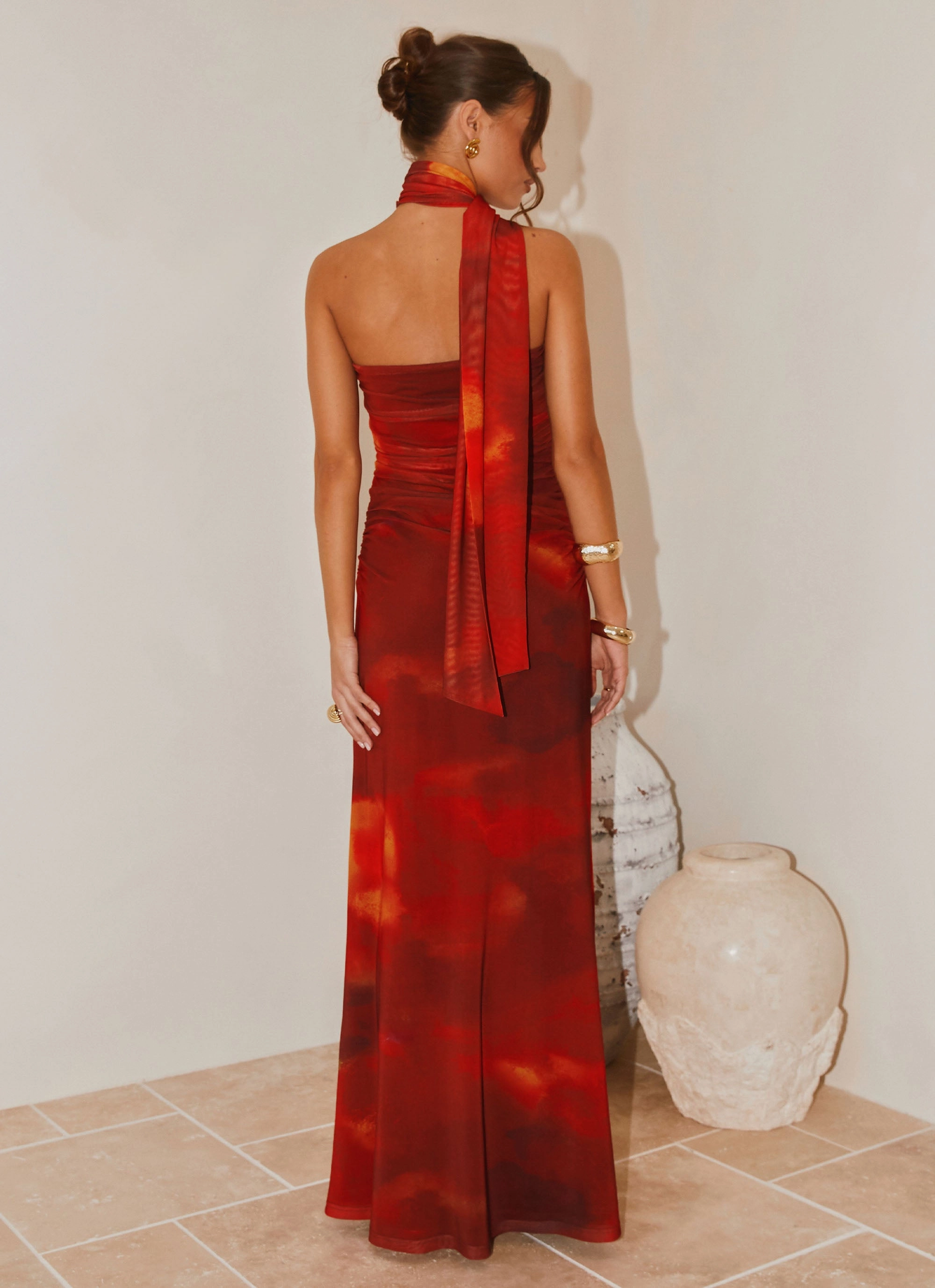 Smooth Shape Slimming Shape Songbird Maxi Dress - Scarlet Blur