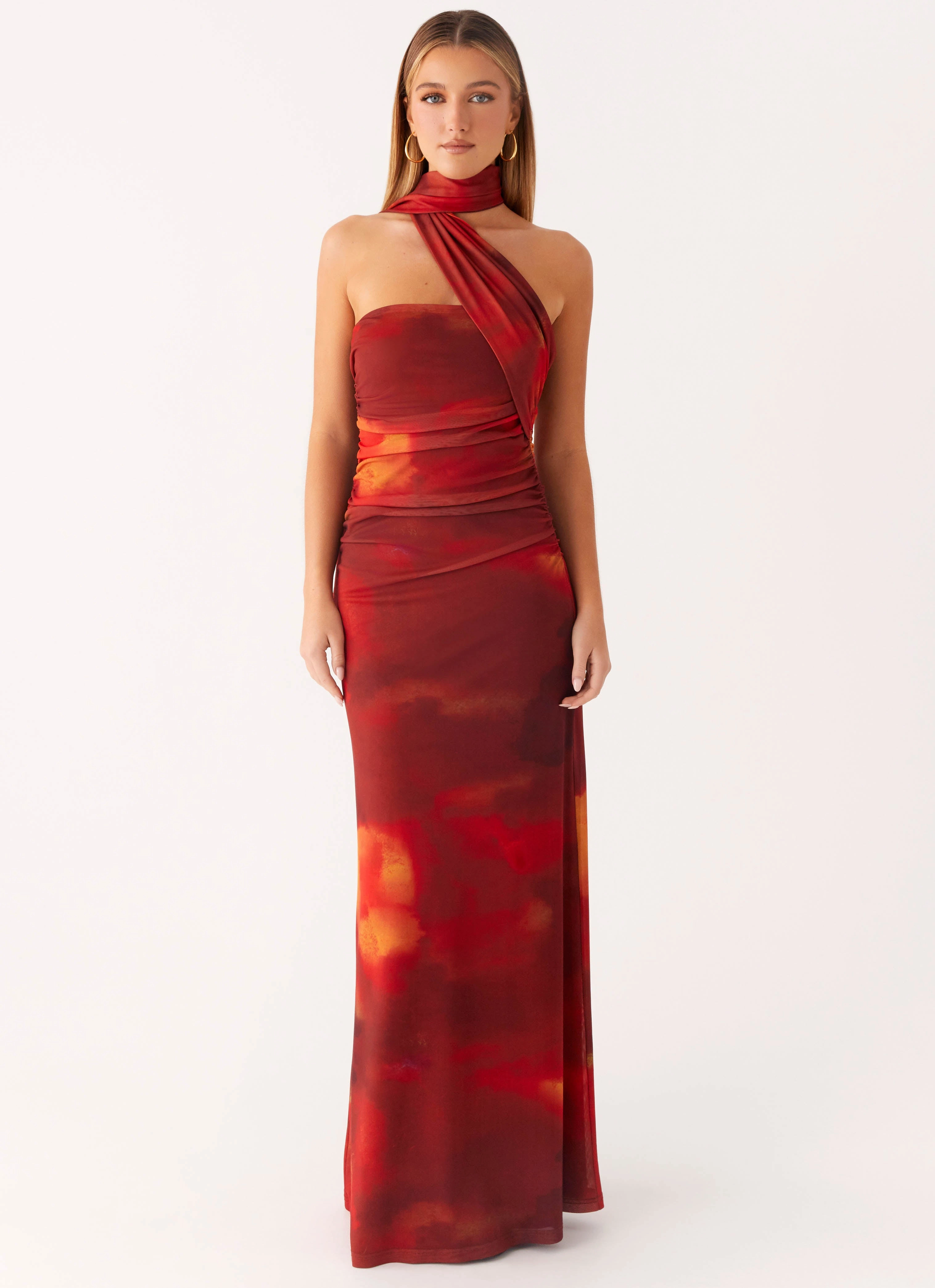 Songbird Maxi Dress - Scarlet Blur All Season Style