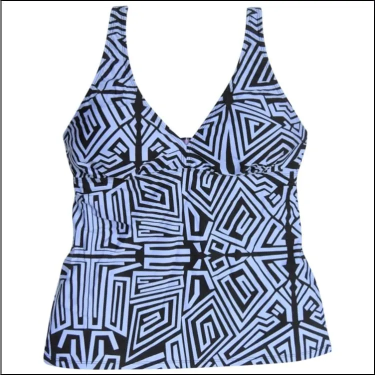NWSC Women’s Plus Size Tankini Swimsuit Top Separates 16W