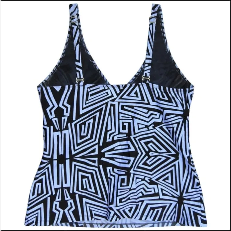 NWSC Women’s Plus Size Tankini Swimsuit Top Separates 16W
