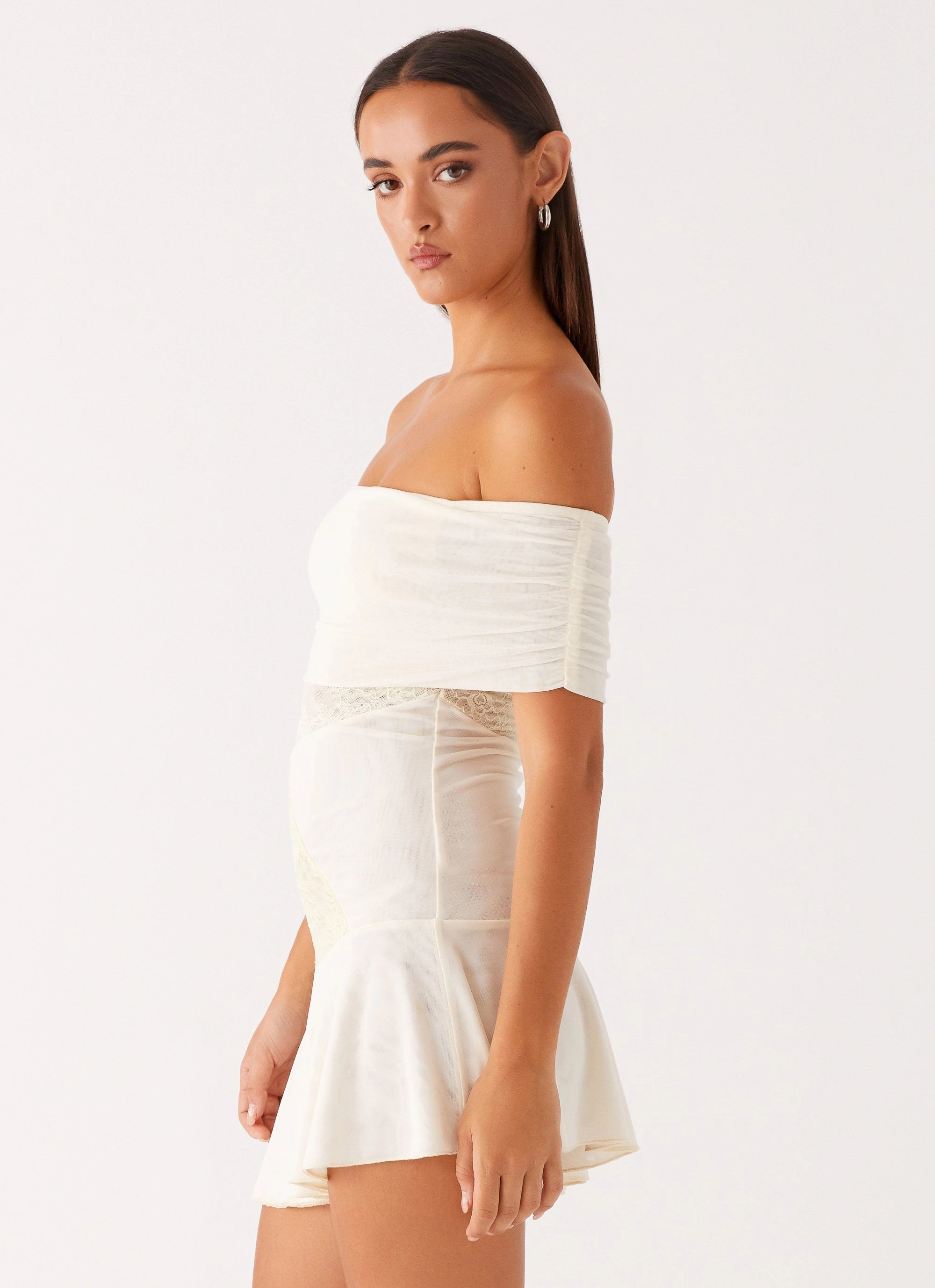 Soft Finish Stylish Mood Ocean Road Mini Dress - Yellow