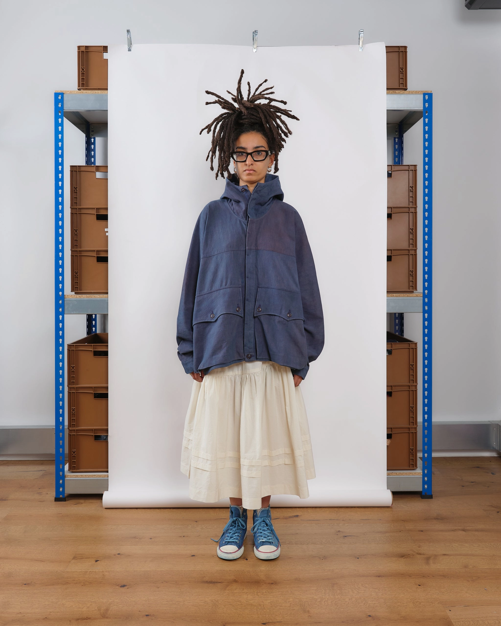 Ribbed Collar Style Research Jacket - R.T.S. CO-200A