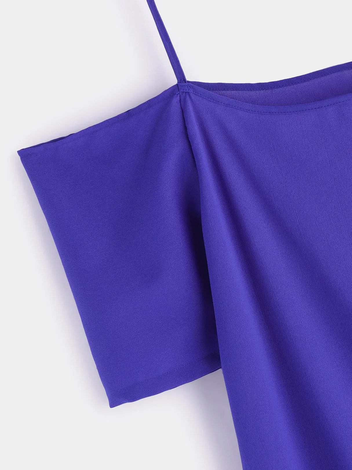 OEM ODM Cold Shoulder Plain Backless Spaghetti Strap Half Sleeve Plus Size Dresses
