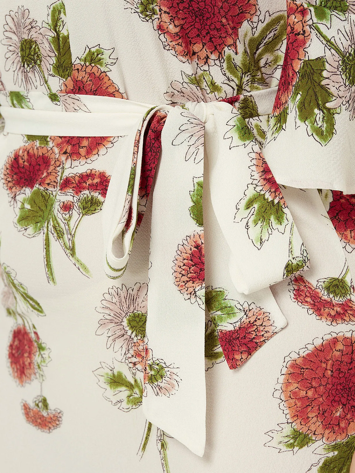 OEM ODM Off The Shoulder Floral Print Half Sleeve Flounced Hem Plus Size Dresses