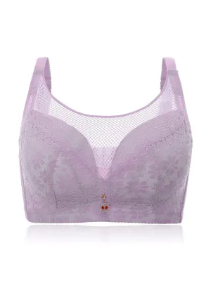 OEM ODM Plus Size Mesh Wireless Padded Design Bras