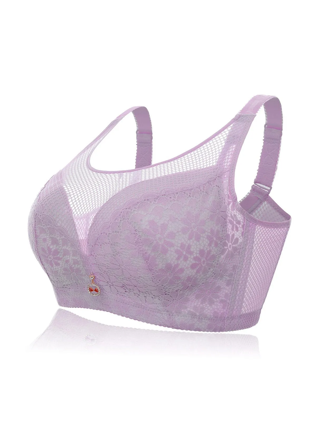 OEM ODM Plus Size Mesh Wireless Padded Design Bras