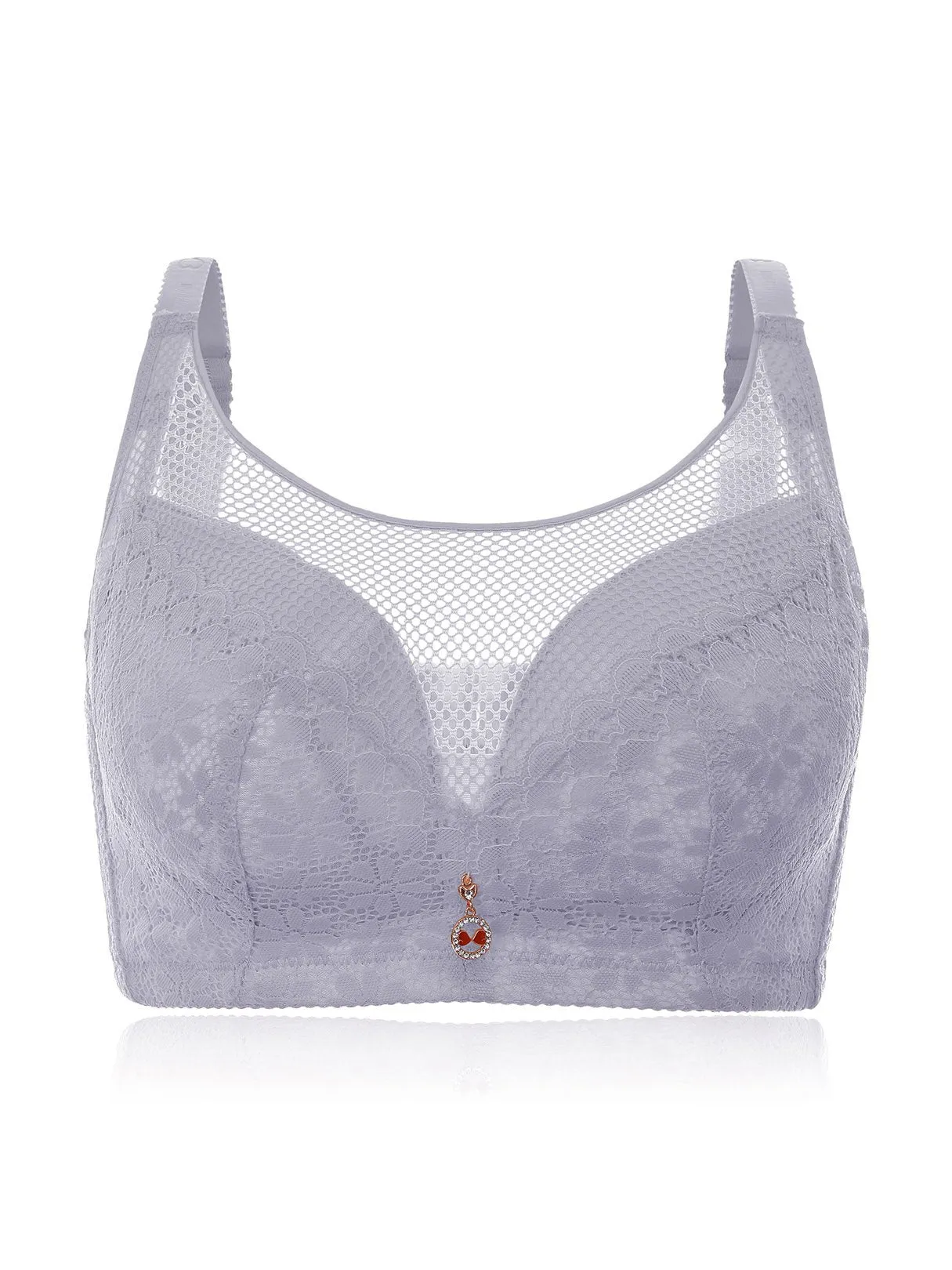 OEM ODM Plus Size Mesh Wireless Padded Design Bras