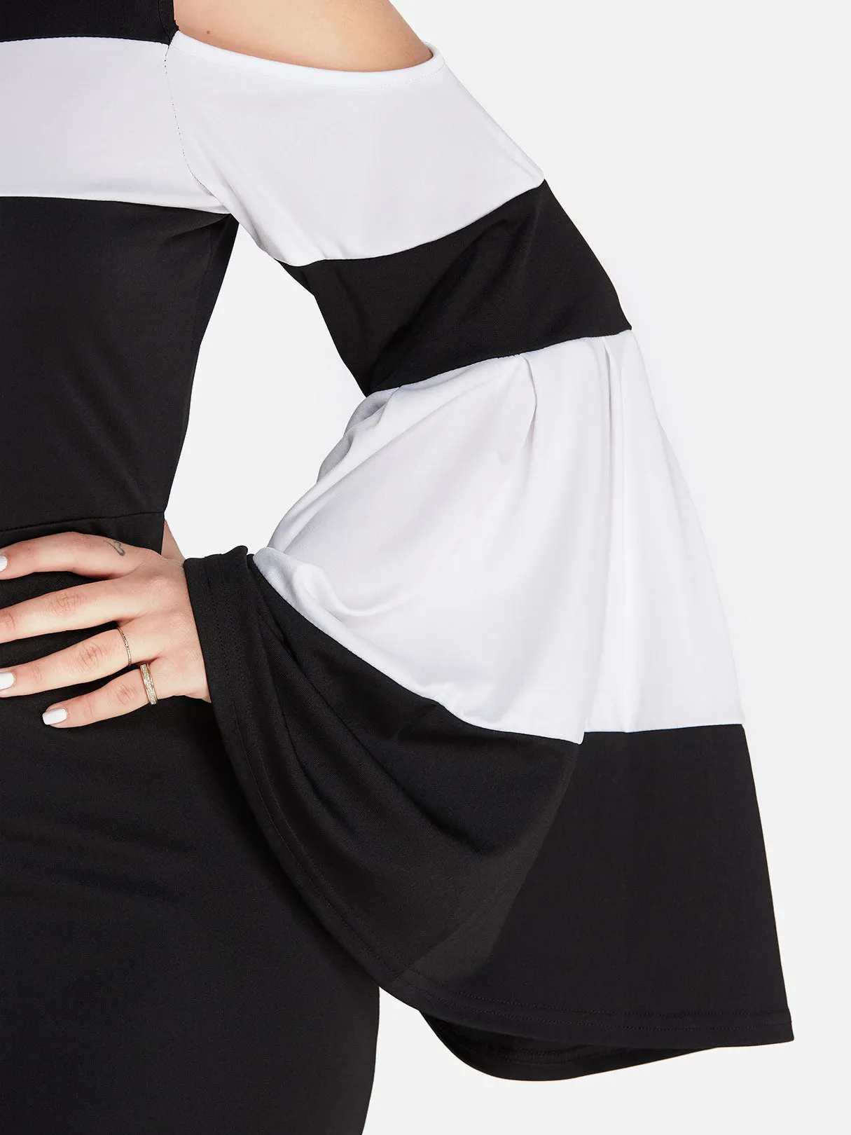 OEM ODM Round Neck Plain Long Sleeve Bodycon Oversized Dress