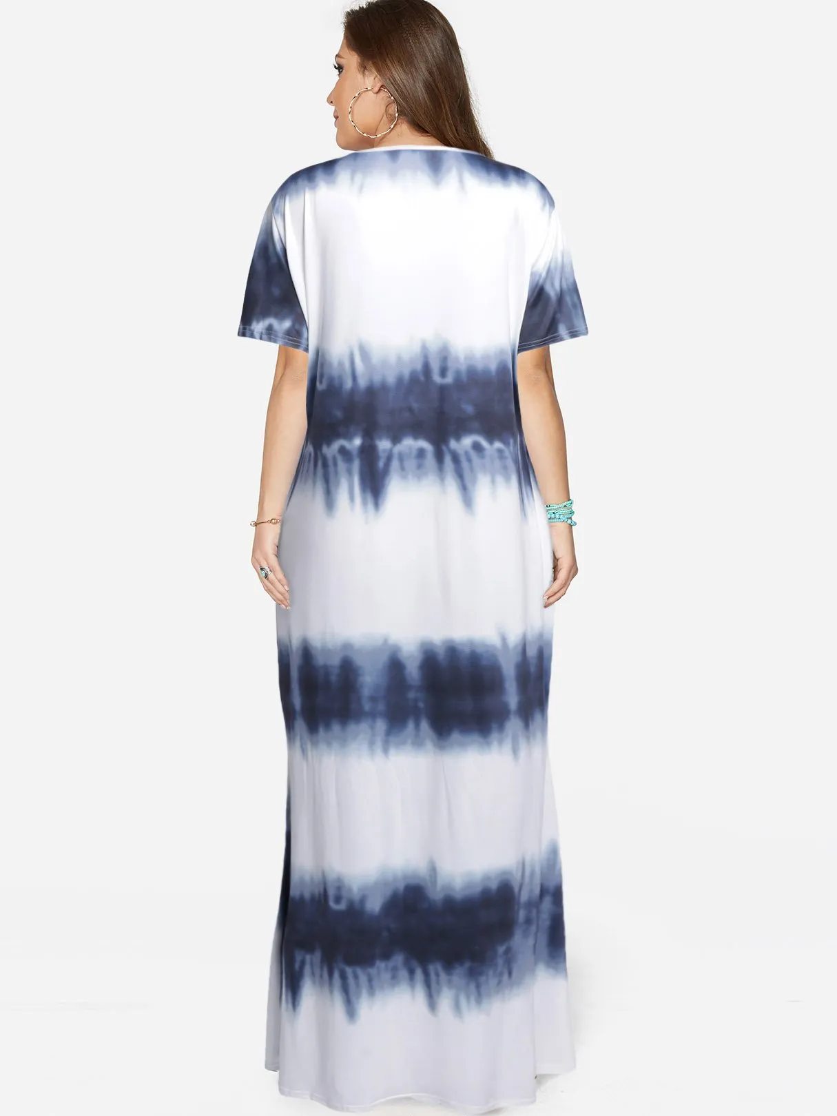 OEM ODM Round Neck Short Sleeve Plus Size Dress