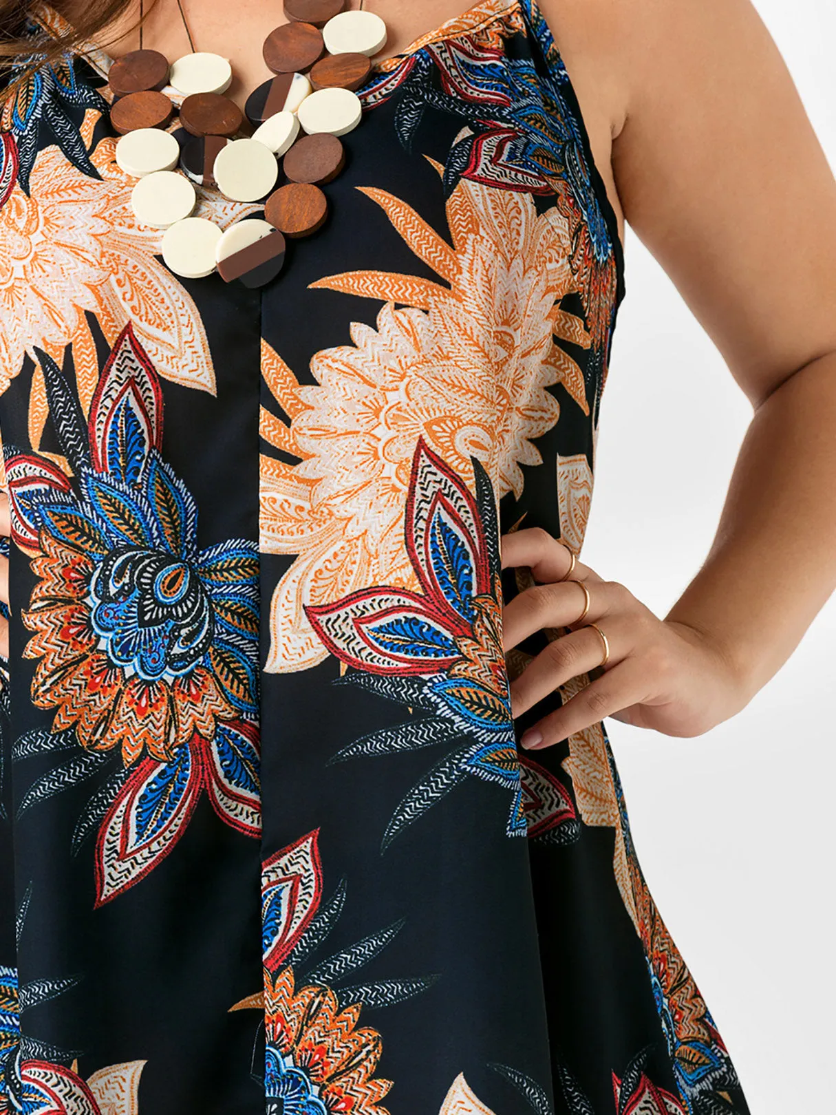 OEM ODM V-Neck Backless Sleeveless Plus Size Dresses