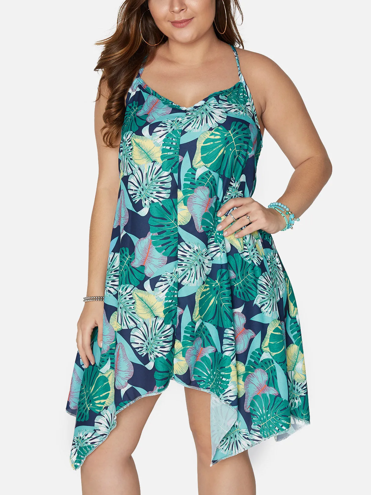 OEM ODM V-Neck Backless Sleeveless Plus Size Dresses