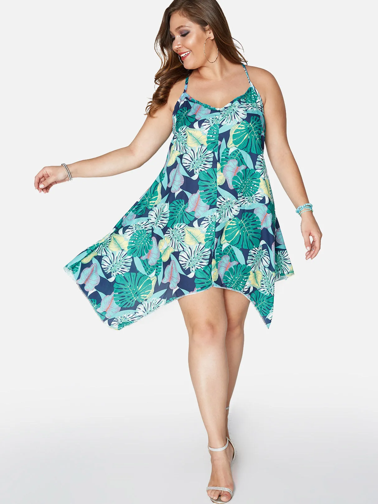 OEM ODM V-Neck Backless Sleeveless Plus Size Dresses