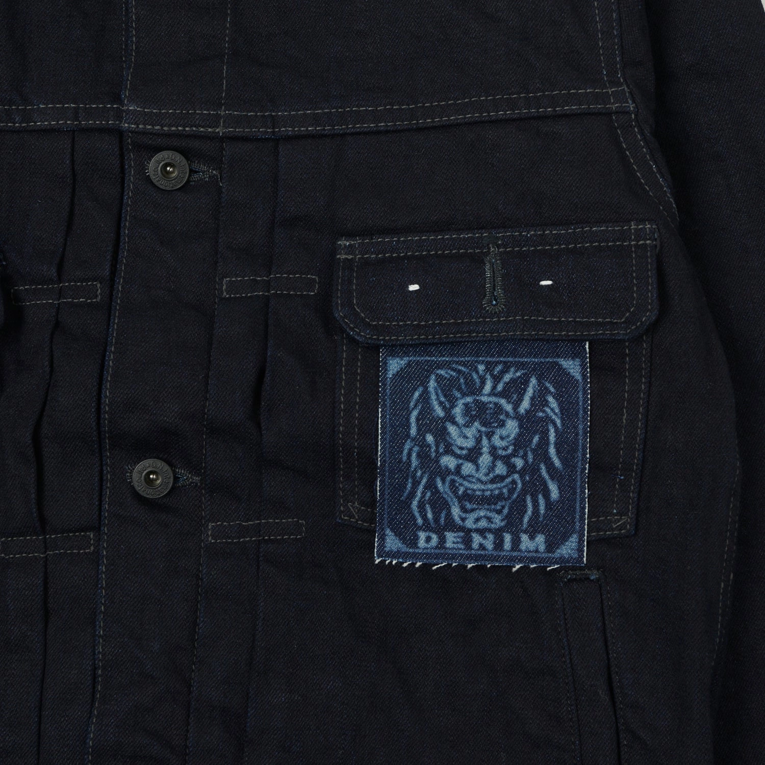 ONI Denim 02516P-14BLK Type II Denim Jacket - One Wash