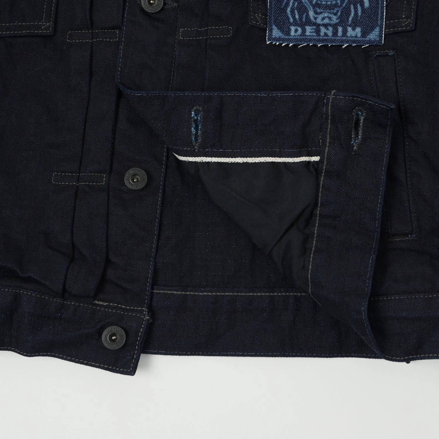 ONI Denim 02516P-14BLK Type II Denim Jacket - One Wash