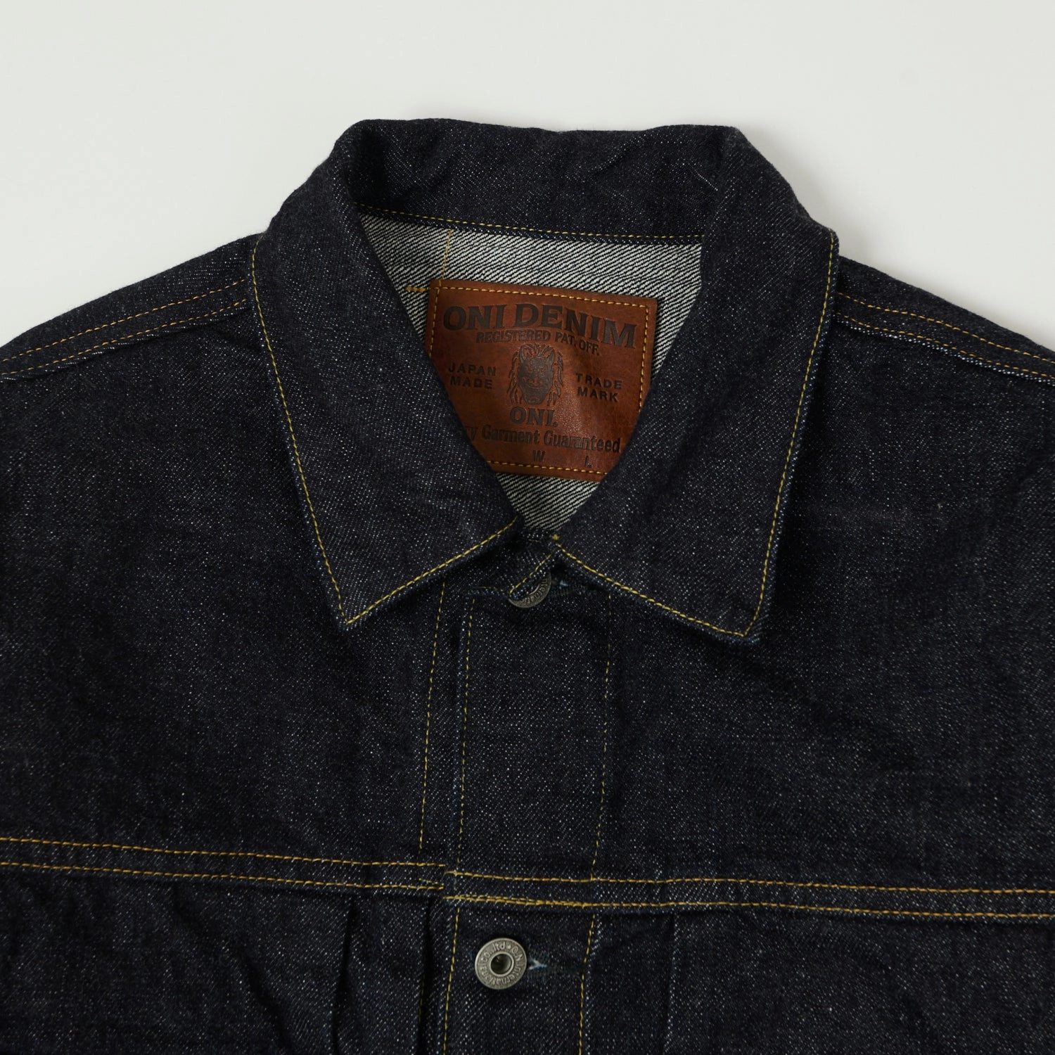 ONI Denim 02516P 15oz Type II Denim Jacket - Rinsed