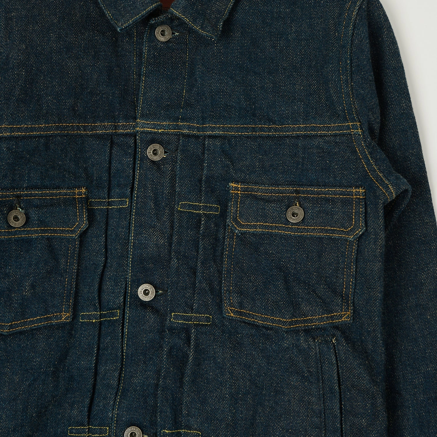 ONI Denim 02516PZR-BEG 'Beige Weft' Type II Denim Jacket - One Wash