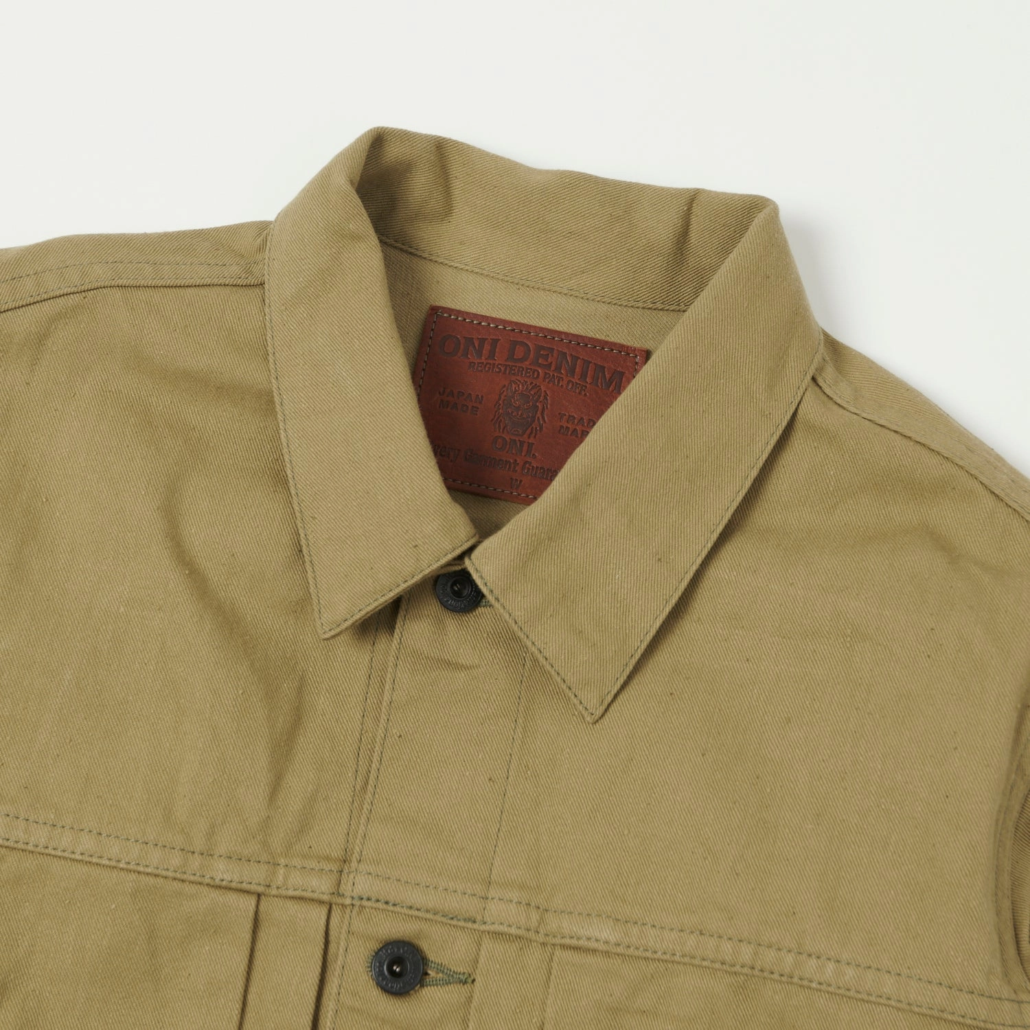 ONI Denim 02517-BRD 'British Drill' Type-II Denim Jacket - Tan One Wash