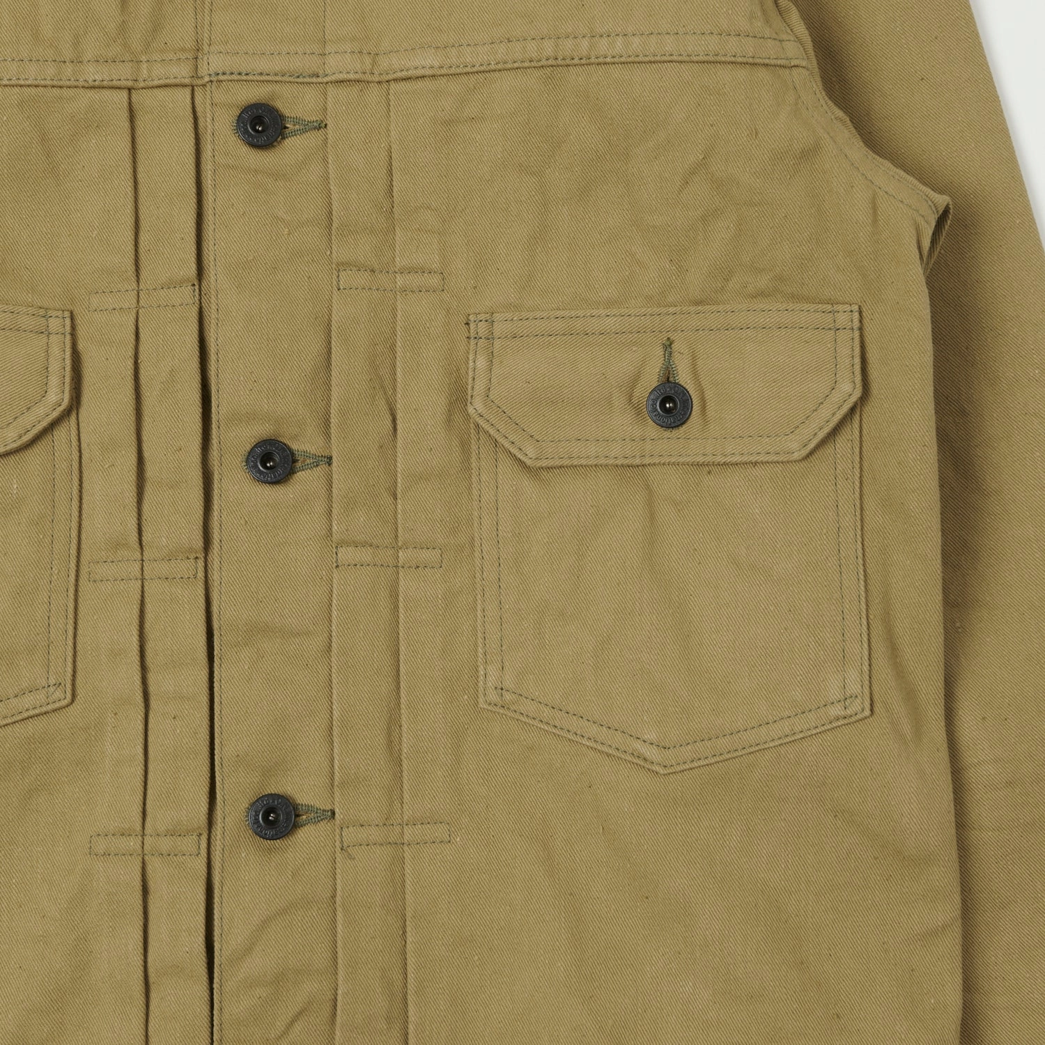 ONI Denim 02517-BRD 'British Drill' Type-II Denim Jacket - Tan One Wash