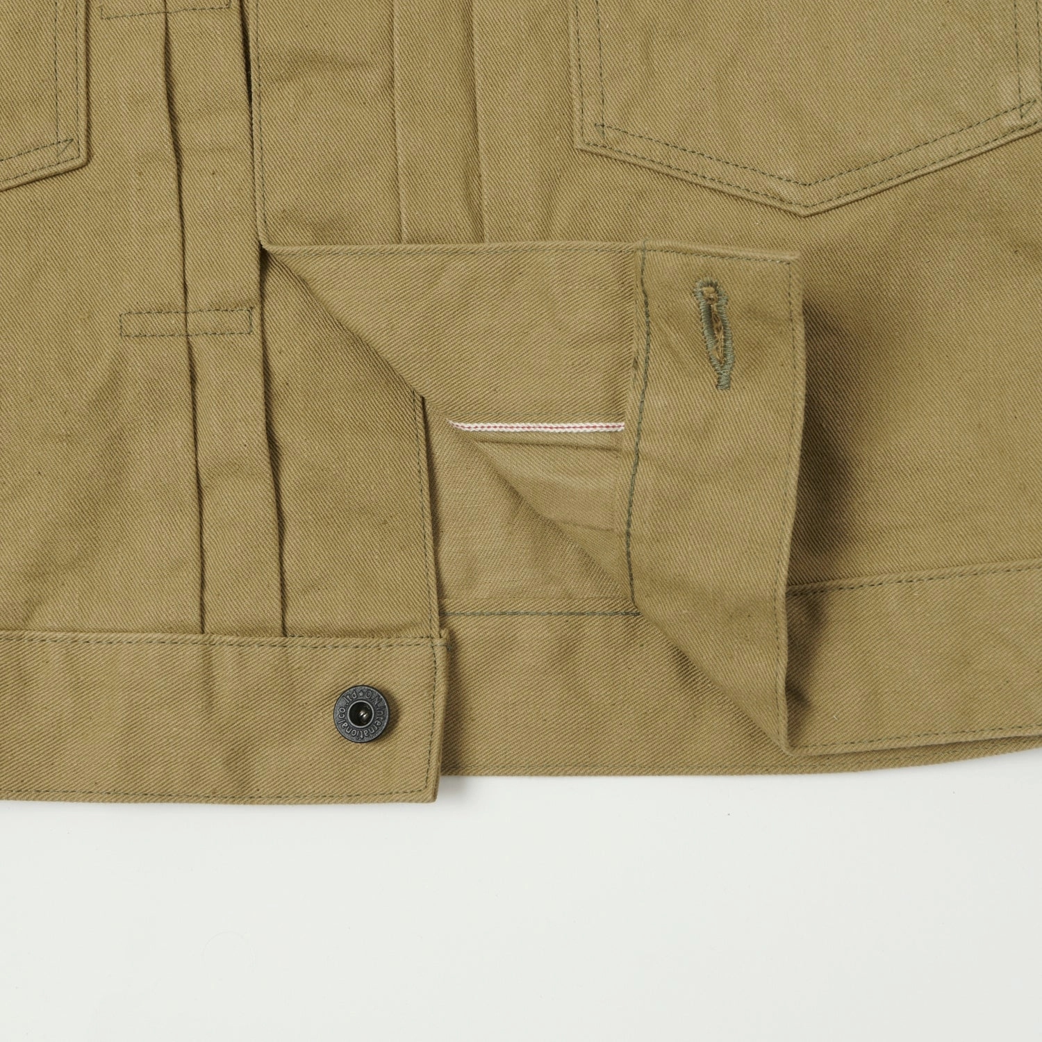 ONI Denim 02517-BRD 'British Drill' Type-II Denim Jacket - Tan One Wash