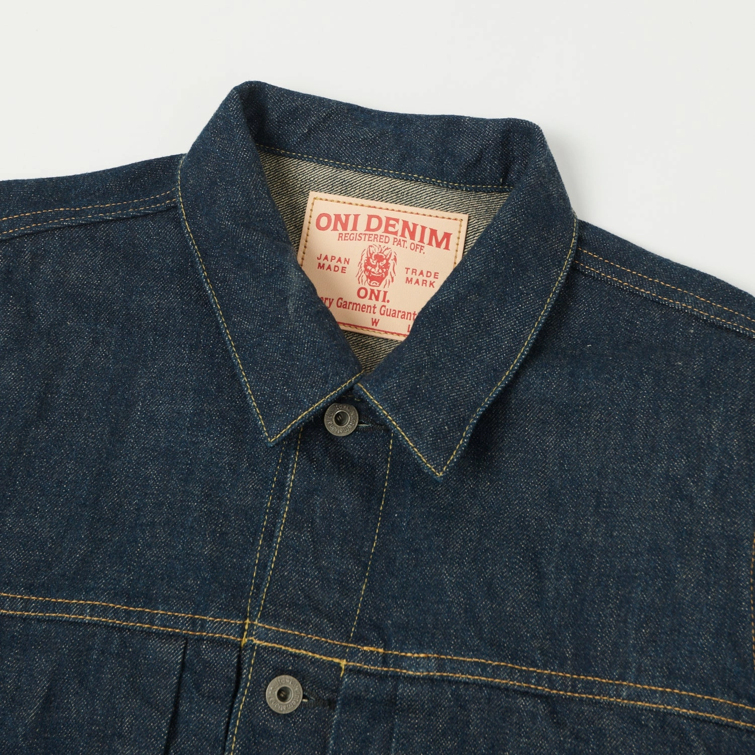 ONI Denim 02517 Ishikawadai 15oz  Type-II Denim Jacket - One Wash
