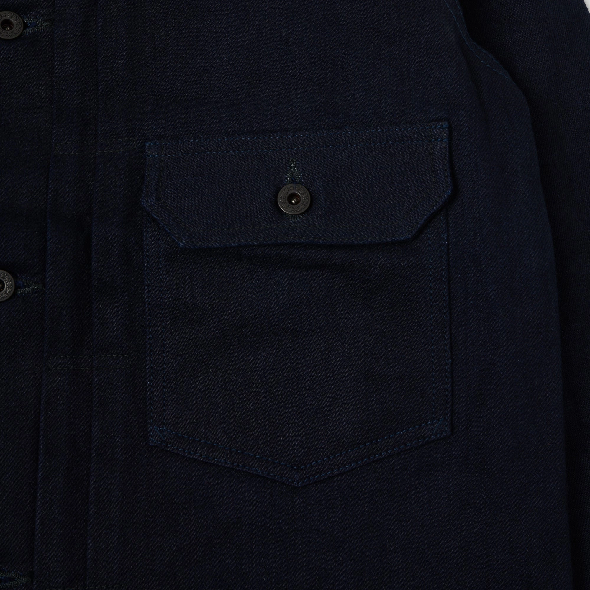ONI Denim 02517ID17 Type II Double Indigo Denim Jacket