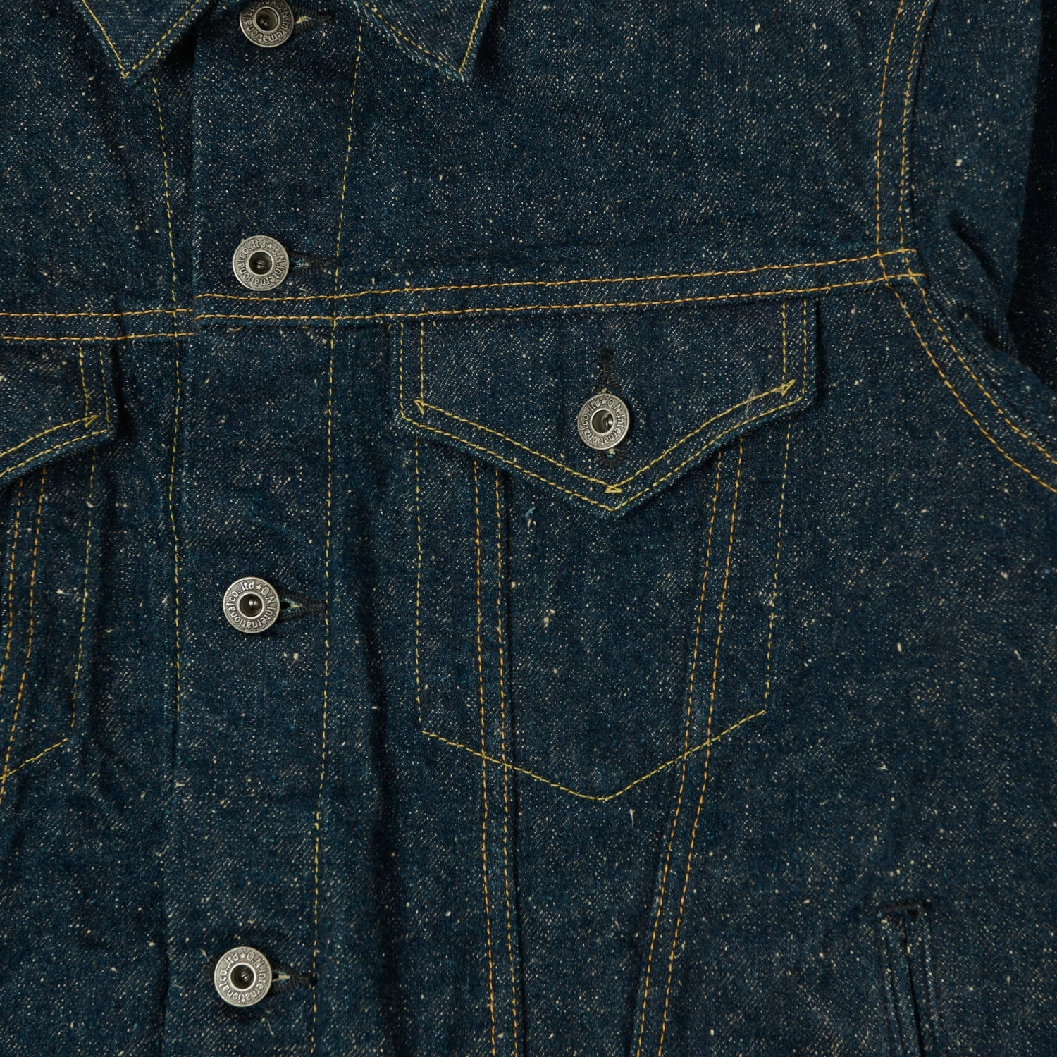 ONI Denim 02527P-CCD 'Crushed Concrete Kabuki' 15oz Type III Denim Jacket - One Wash