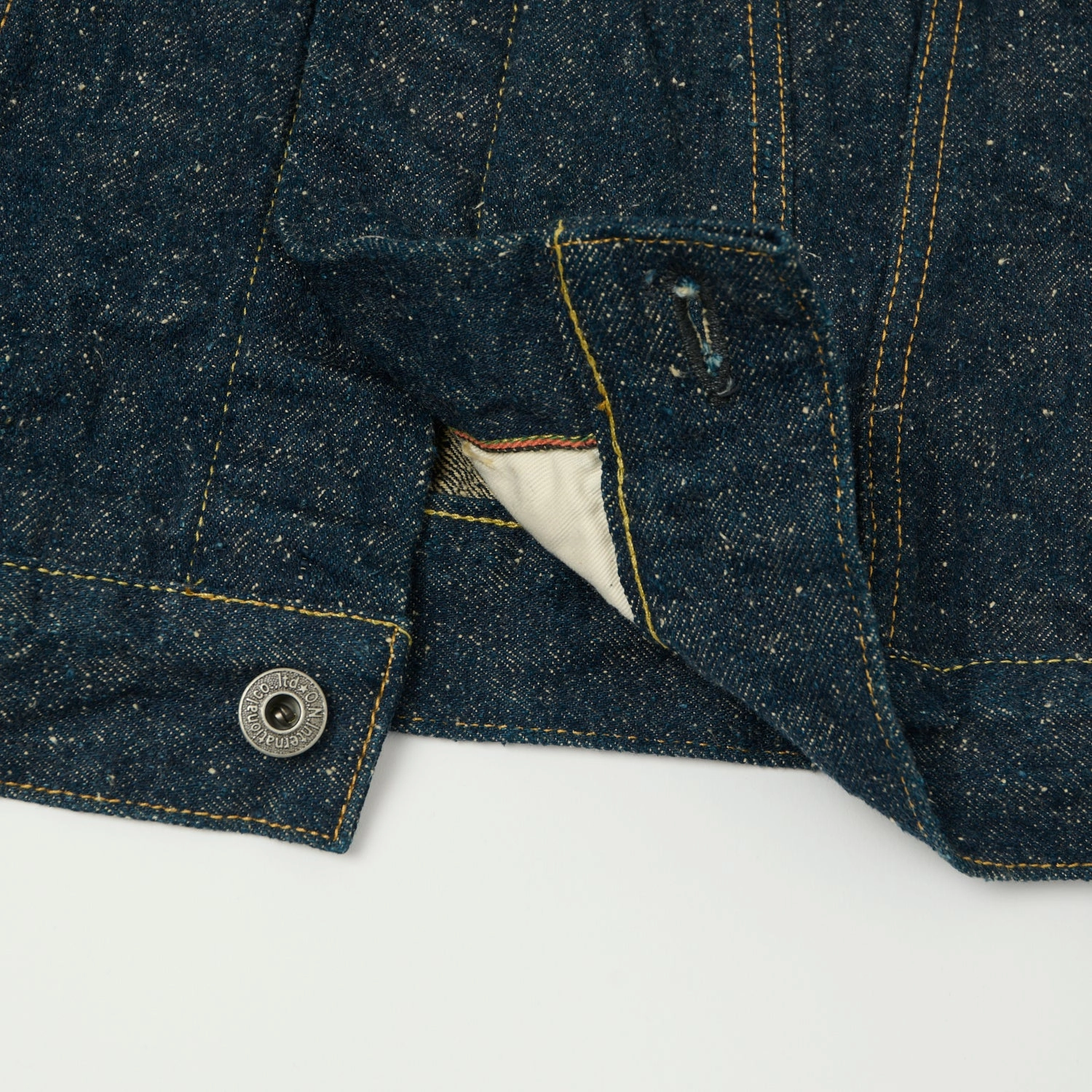 ONI Denim 02527P-CCD 'Crushed Concrete Kabuki' 15oz Type III Denim Jacket - One Wash