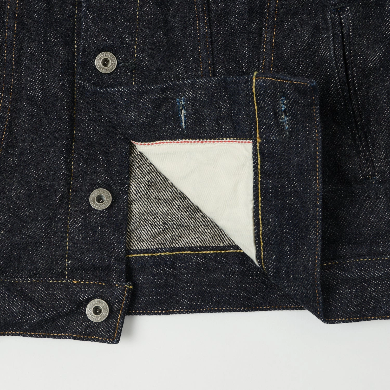 ONI Denim 02527P-DIZR 20oz 'Dark Indigo 'Secret Denim' Type-III Pocket Denim Jacket - One Wash