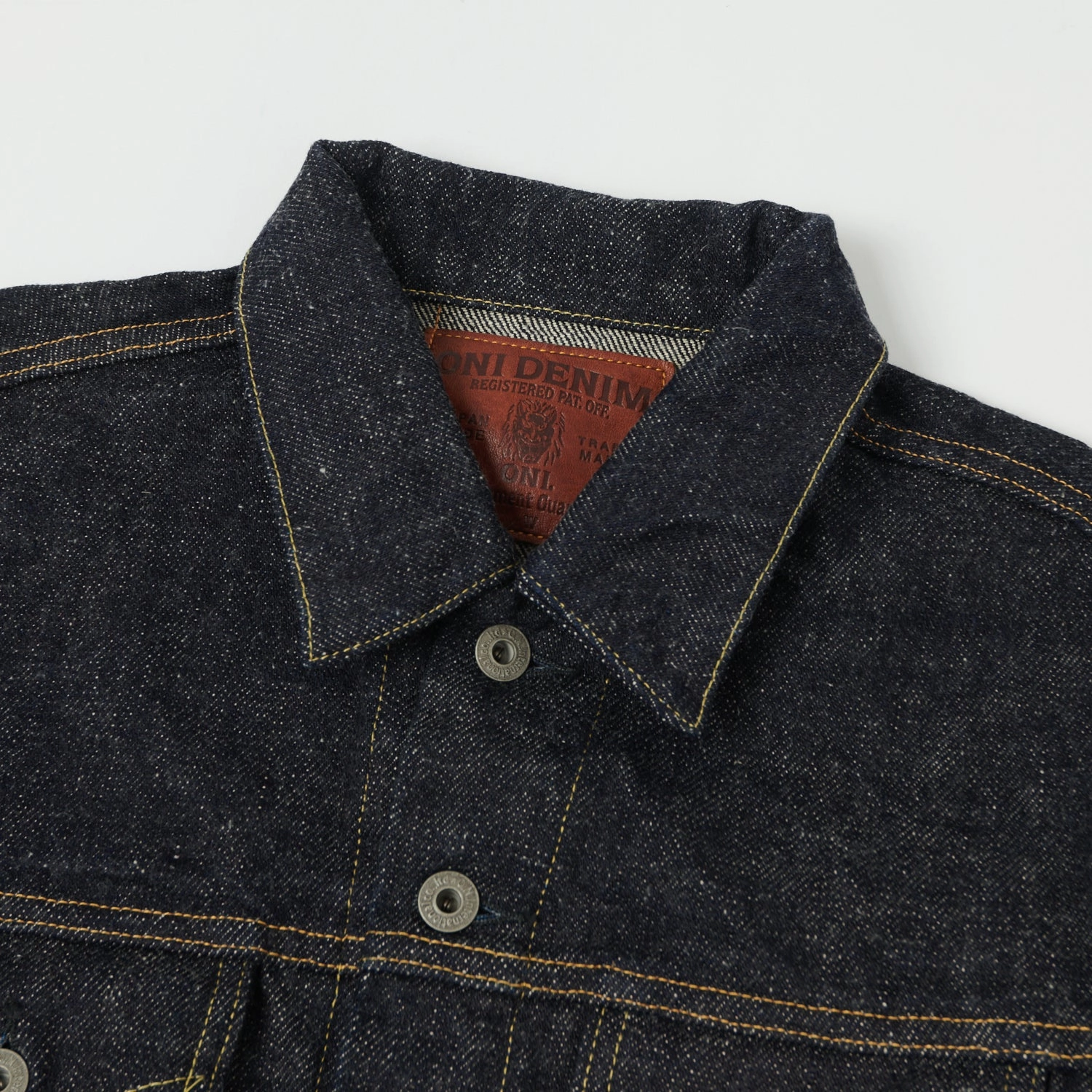 ONI Denim 02527P-DIZR 20oz 'Dark Indigo 'Secret Denim' Type-III Pocket Denim Jacket - One Wash