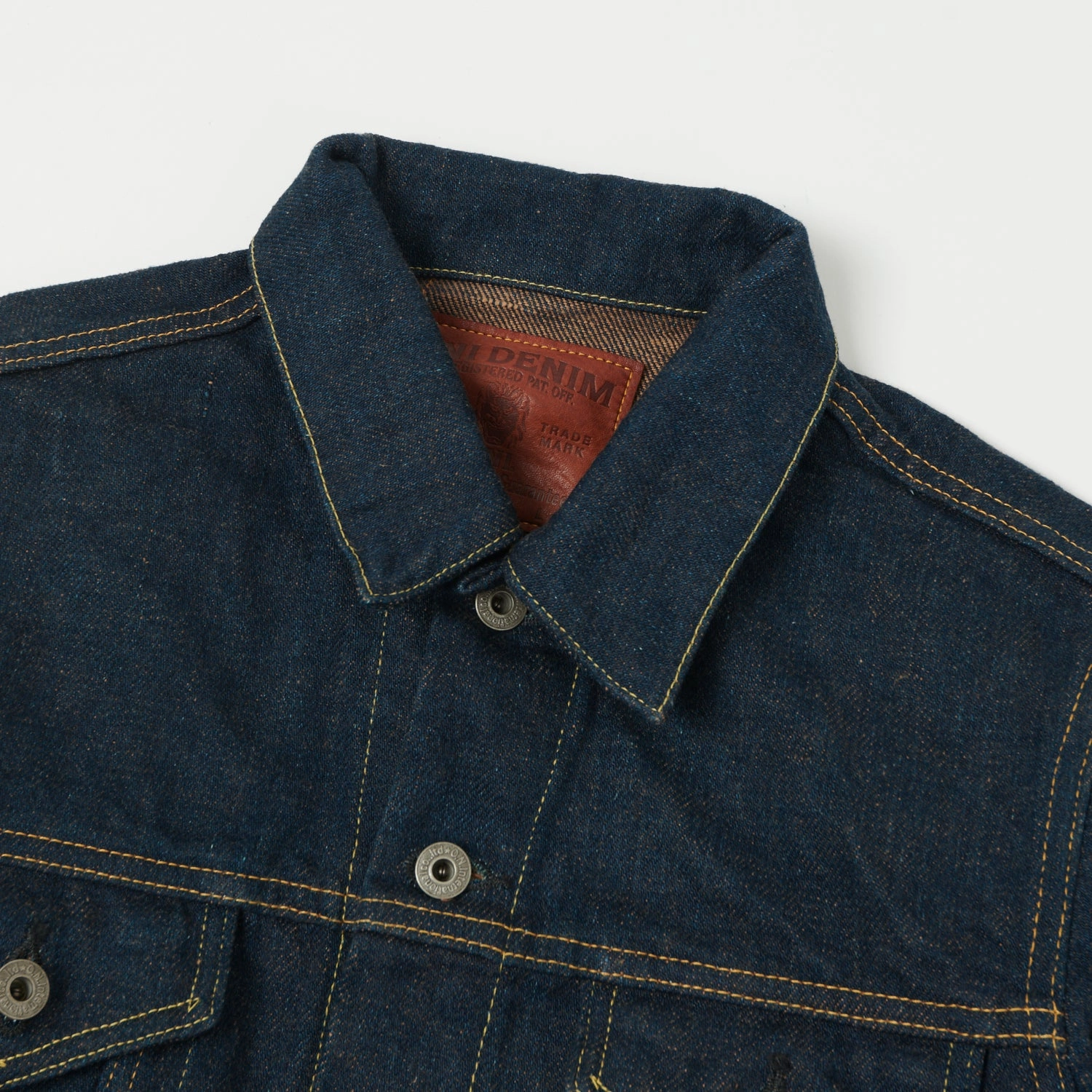 ONI Denim 02527P-KAKBR 'Secret Denim Kikishibu Brown' Type III Pocket Denim Jacket - Rinsed