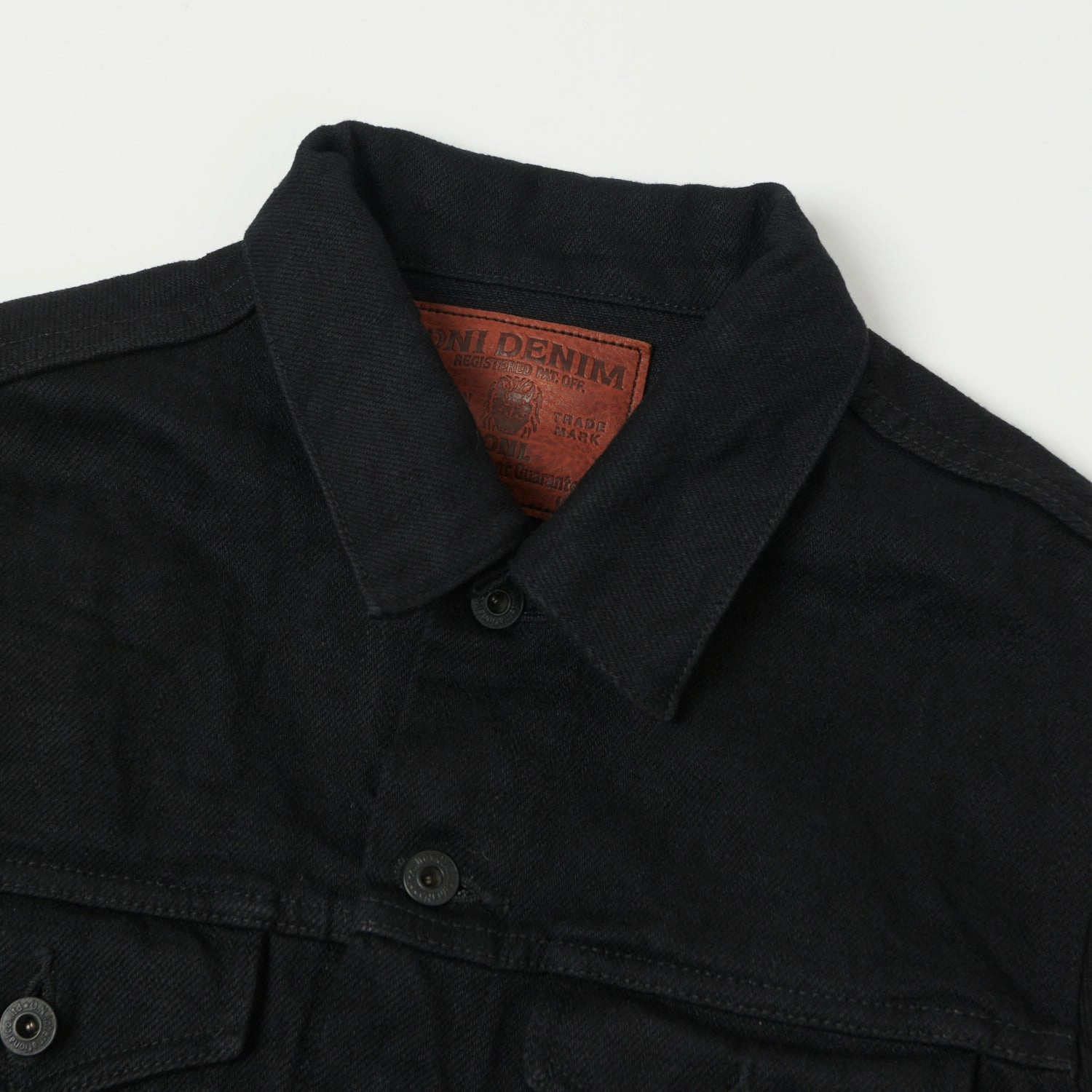 ONI Denim 02527P-ZR-BKBK Secret Denim Type III Denim Jacket - Black One Wash