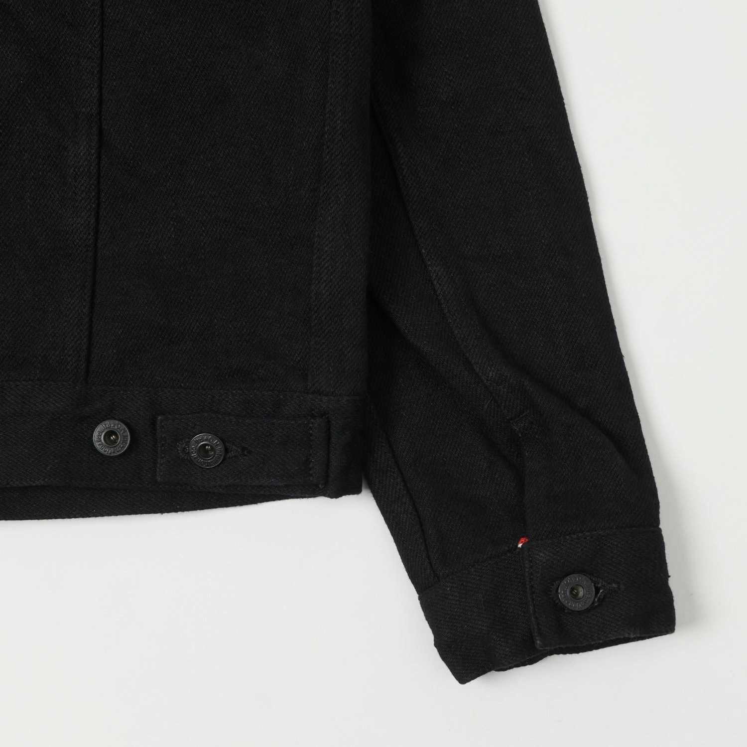 ONI Denim 02527P-ZR-BKBK Secret Denim Type III Denim Jacket - Black One Wash