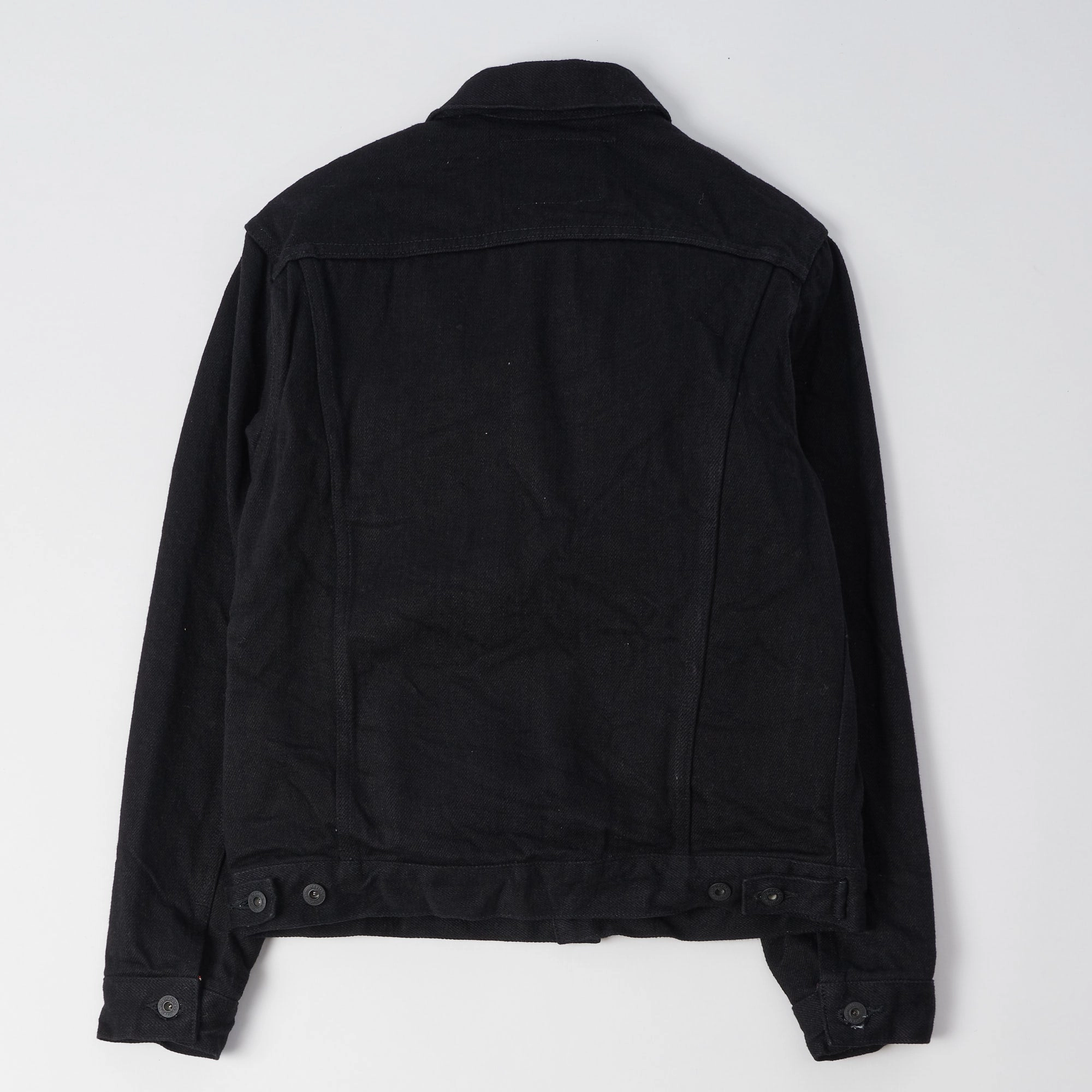 ONI Denim 02527PZR-IDBK 20oz 'Indigo x Black Secret Denim' Type III Denim Jacket - Rinsed