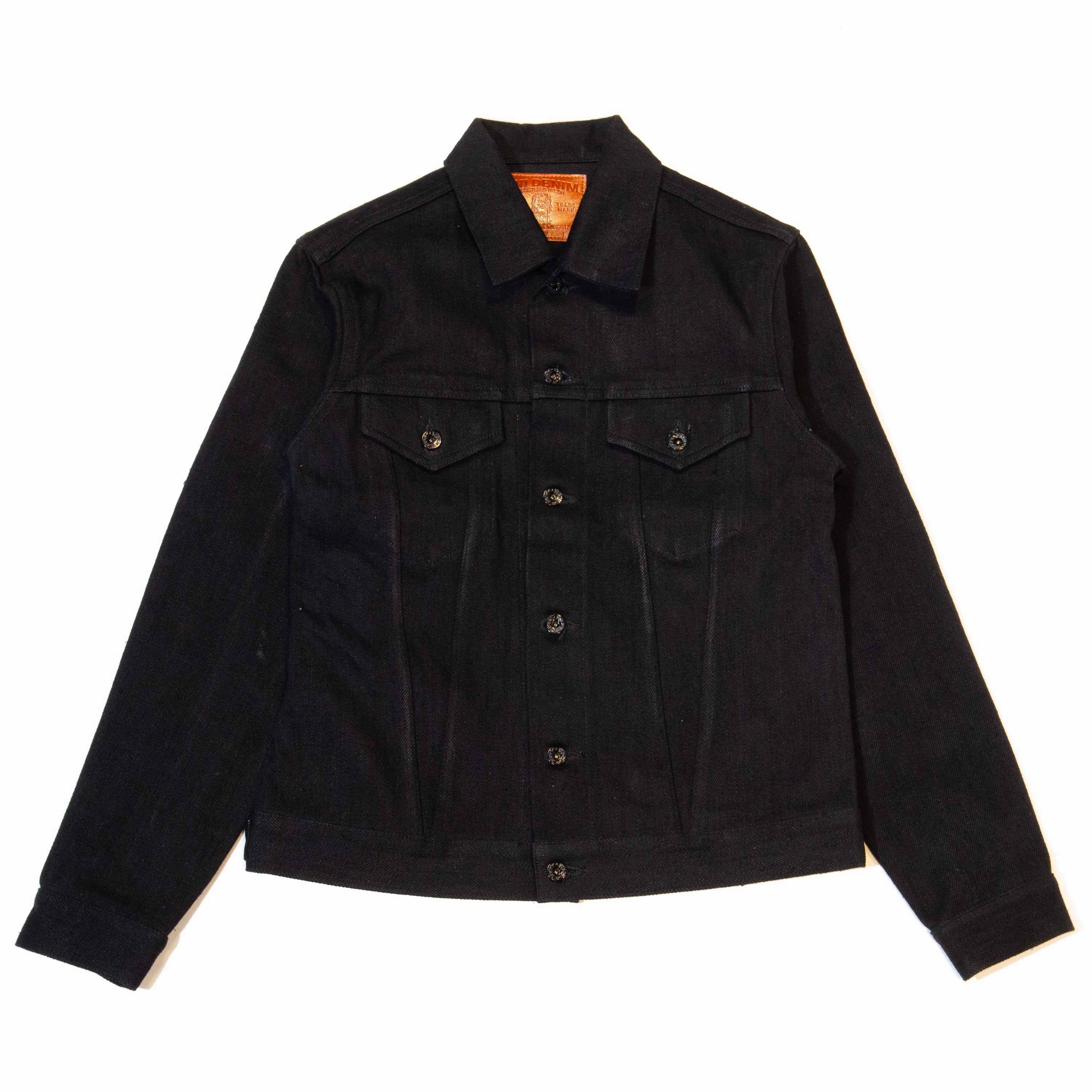 ONI Denim 02527ZR-BK Secret Denim Jacket - Black