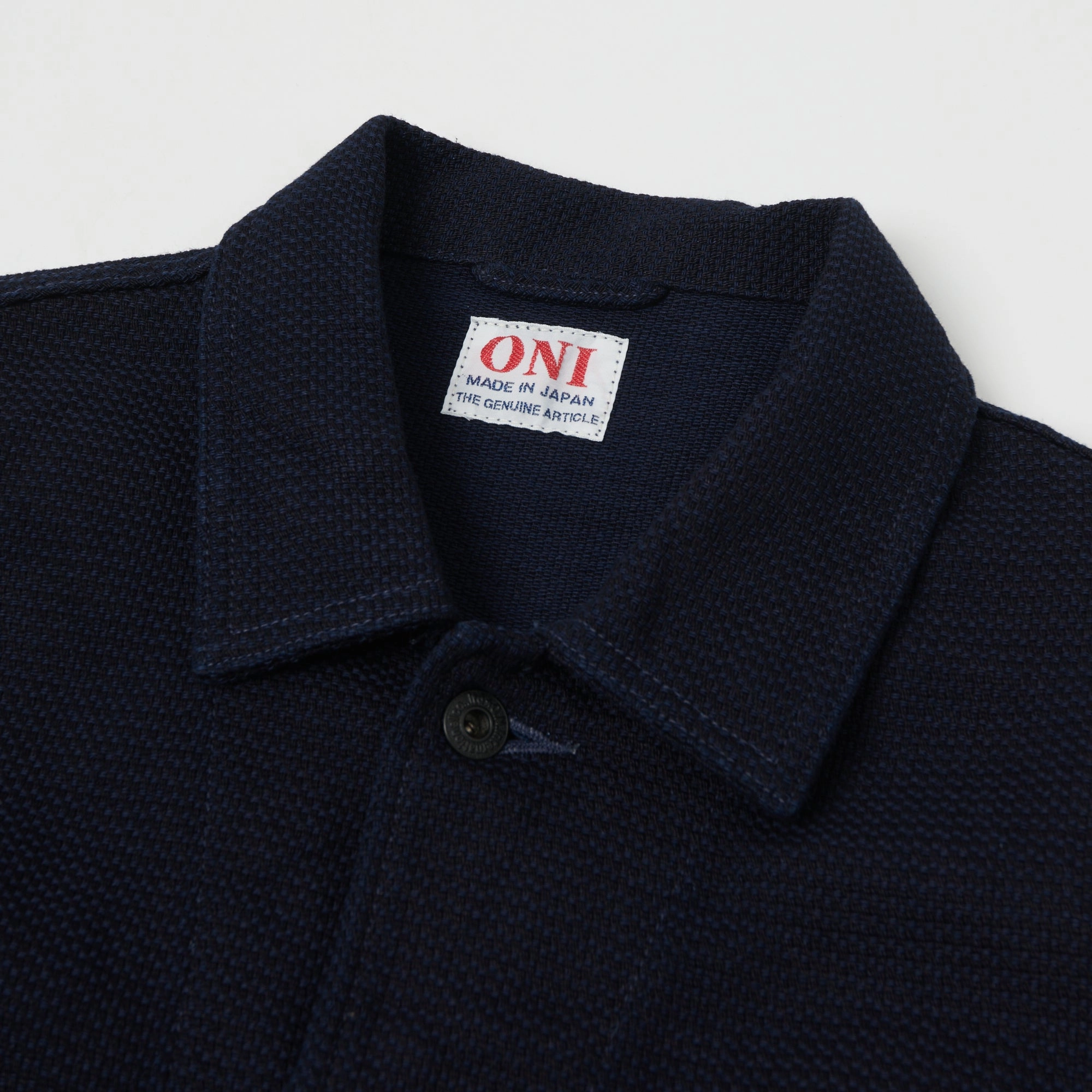 ONI Denim 03100-ID Sashiko Dobby Coverall Jacket - Indigo
