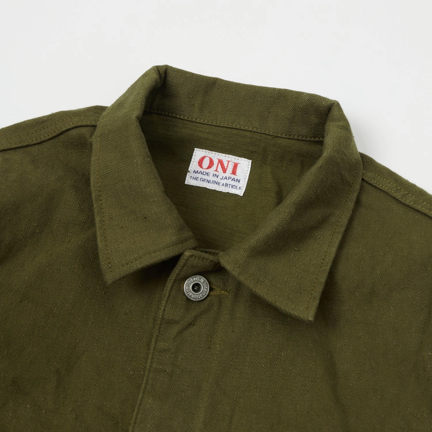 ONI Denim 03501-DKOLSF Sulfur Coverall Jacket - Dark Olive