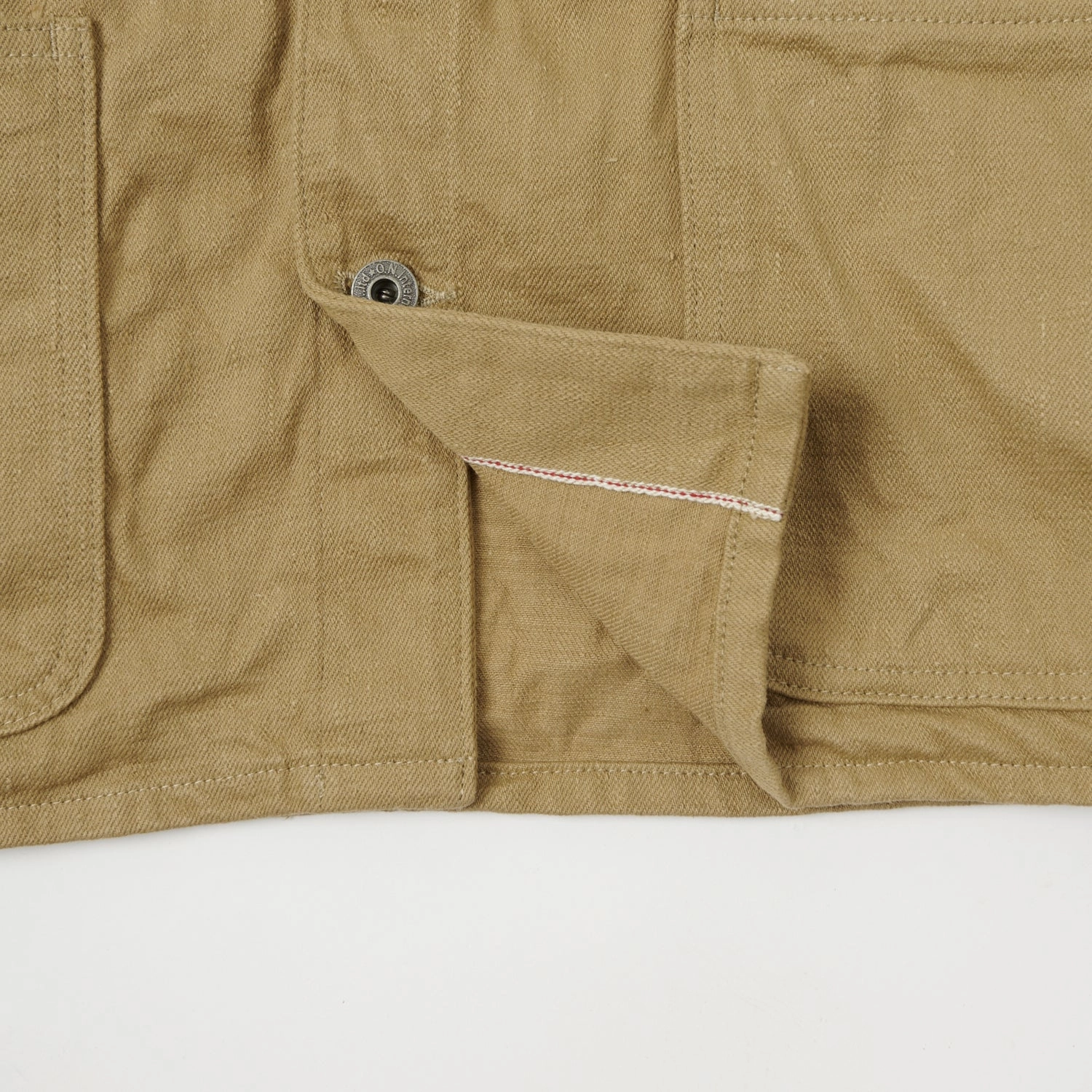 ONI Denim 03501-KHBESF Sulfur Coverall Jacket - Khaki Beige