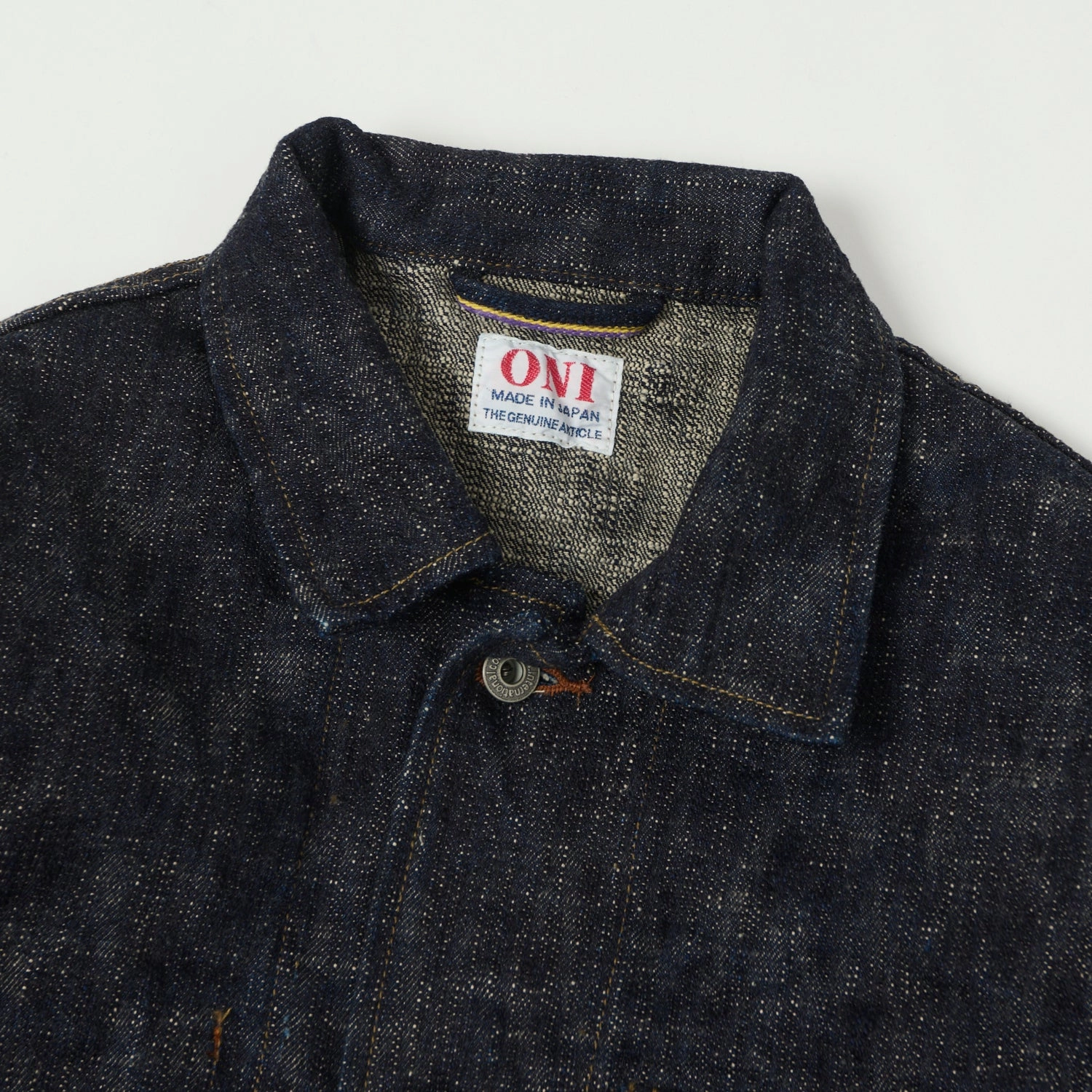 ONI Denim 03502-Kasuri 17oz Coverall Jacket - Rinsed