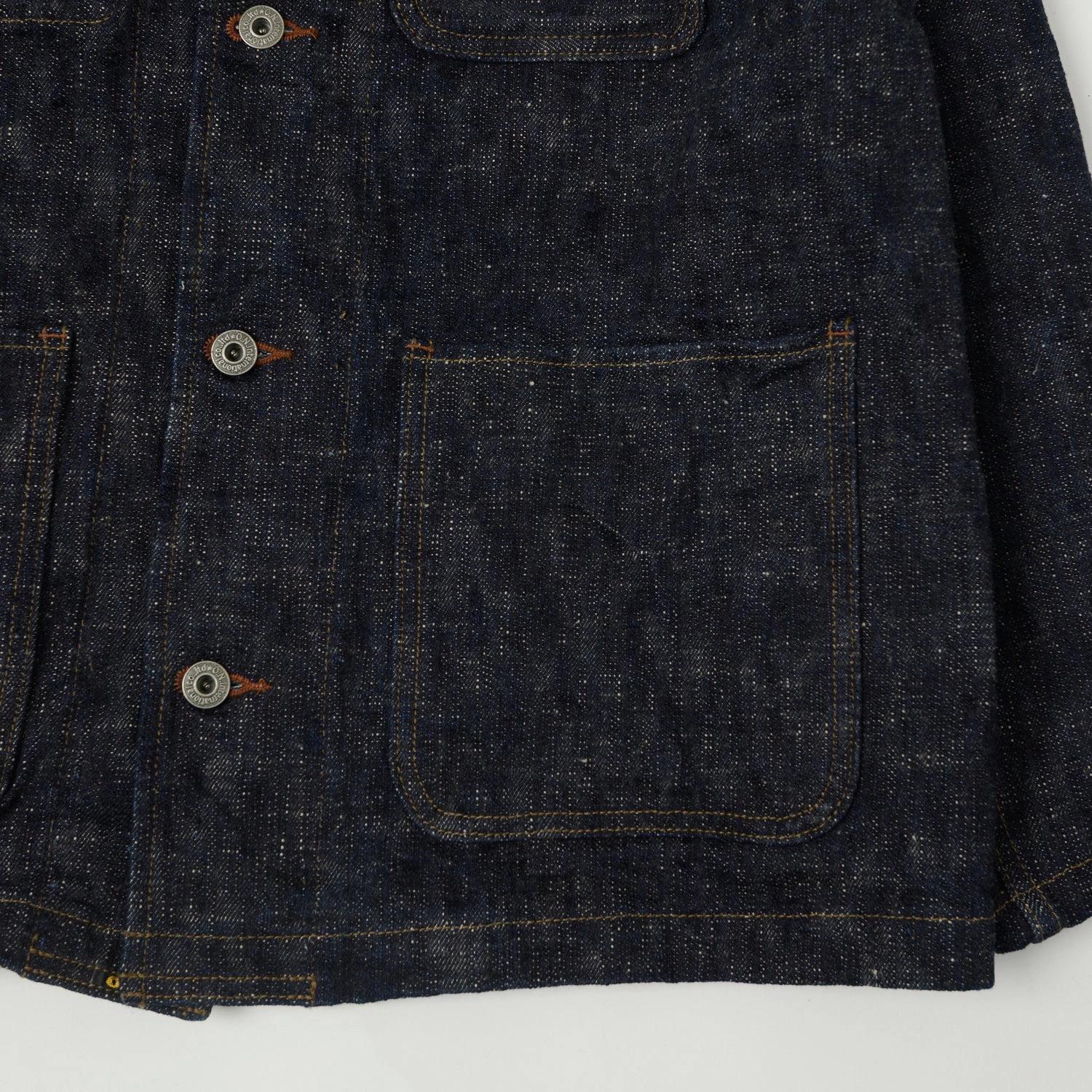 ONI Denim 03502-Kasuri 17oz Coverall Jacket - Rinsed