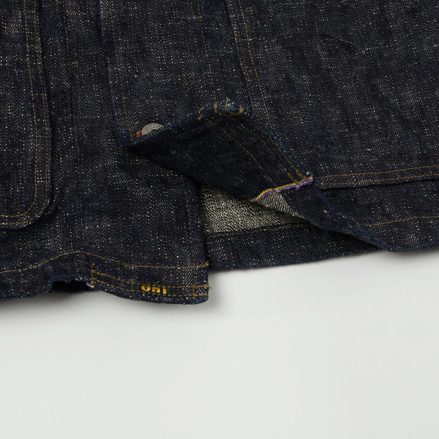 ONI Denim 03502-Kasuri 17oz Coverall Jacket - Rinsed