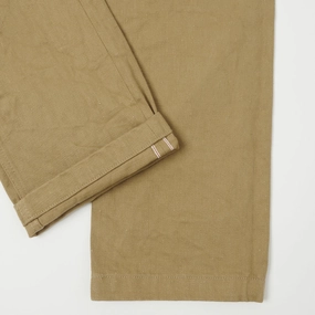 ONI Denim 727KH 12oz Khaki Beige Sulfur Slim Straight Chino - Rinsed ONI Denim 727KH 12oz Khaki Beige Sulfur Slim Straight Chino - Rinsed