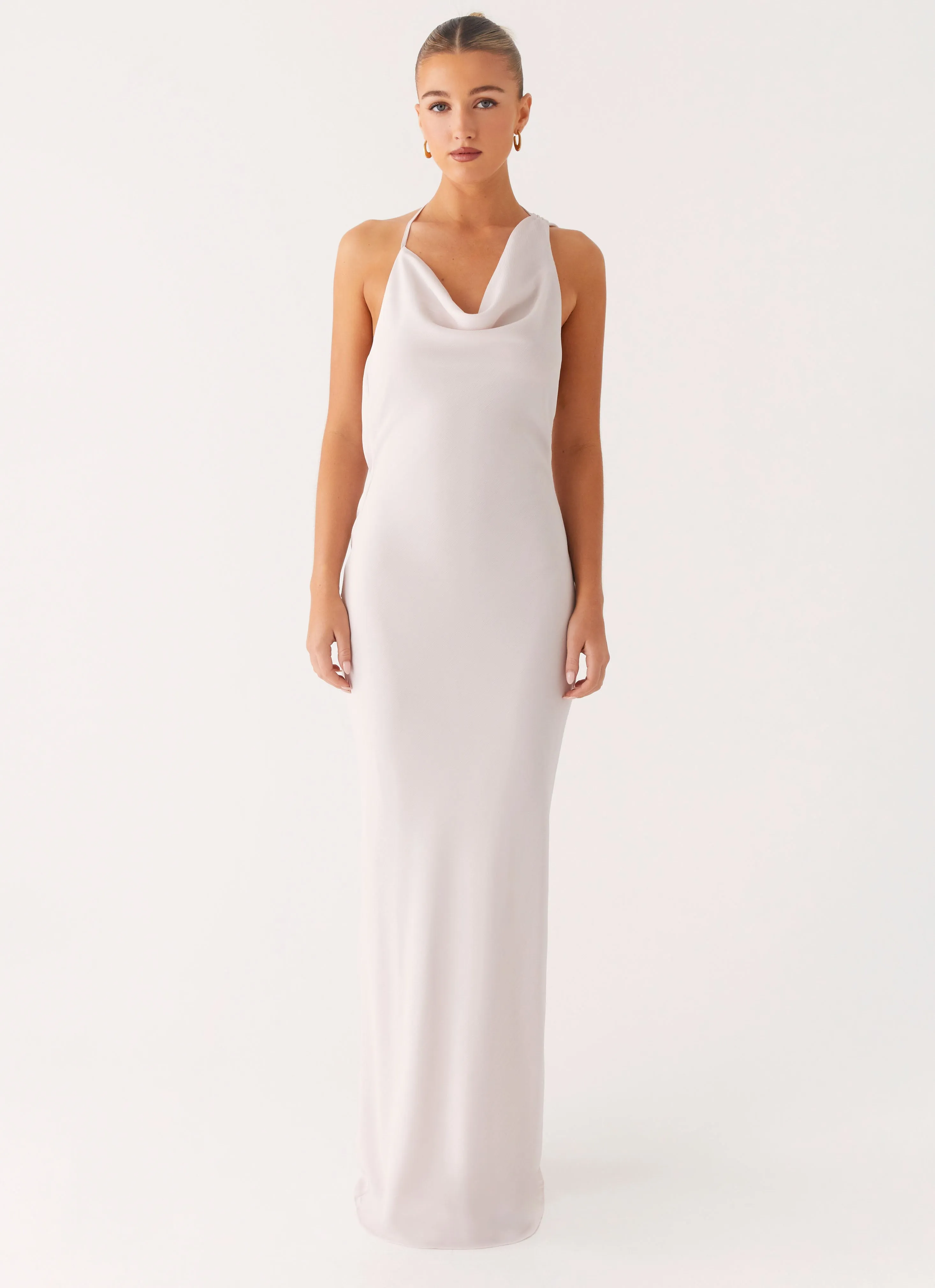 Opal Glow Maxi Dress - Off White All Day Comfort Tech Moisture wicking